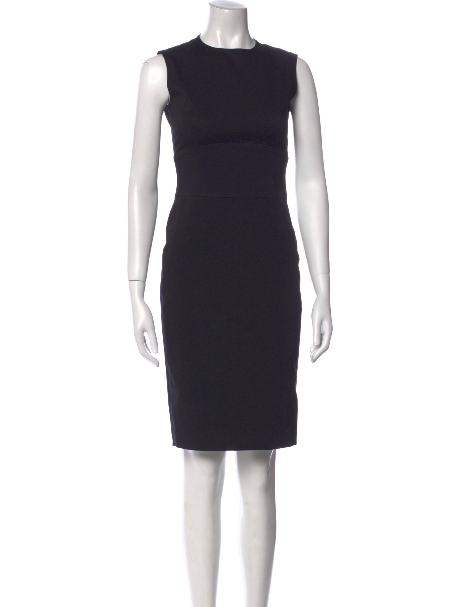 Max Mara Crew Neck Knee-Length Dress