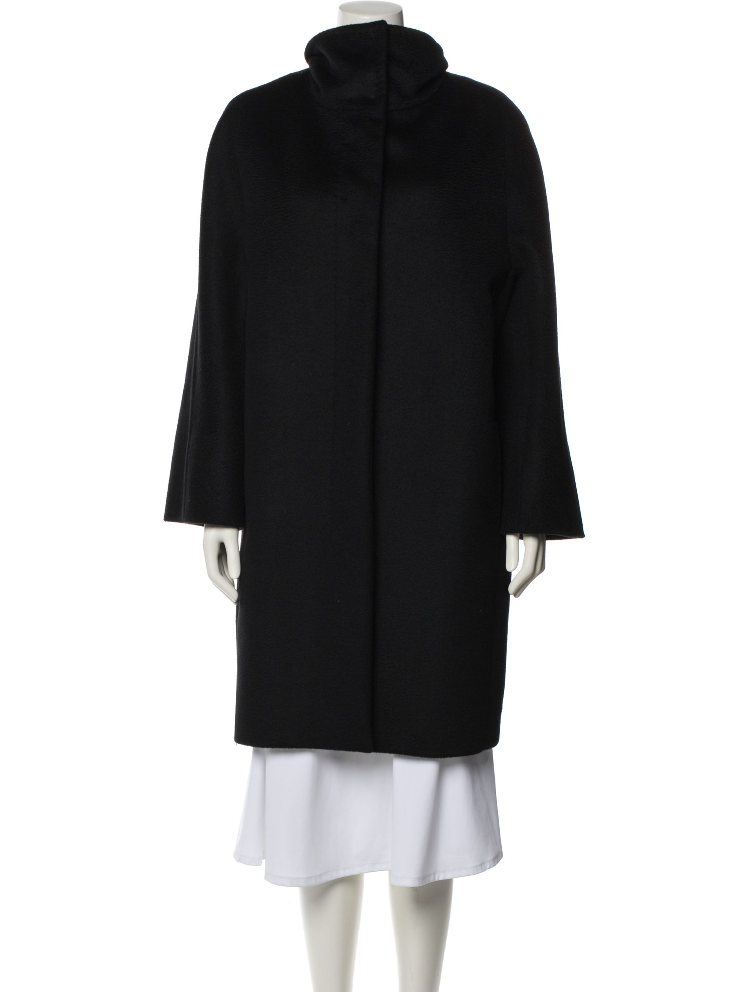 Max Mara Camel Hair Faux Fur Coat