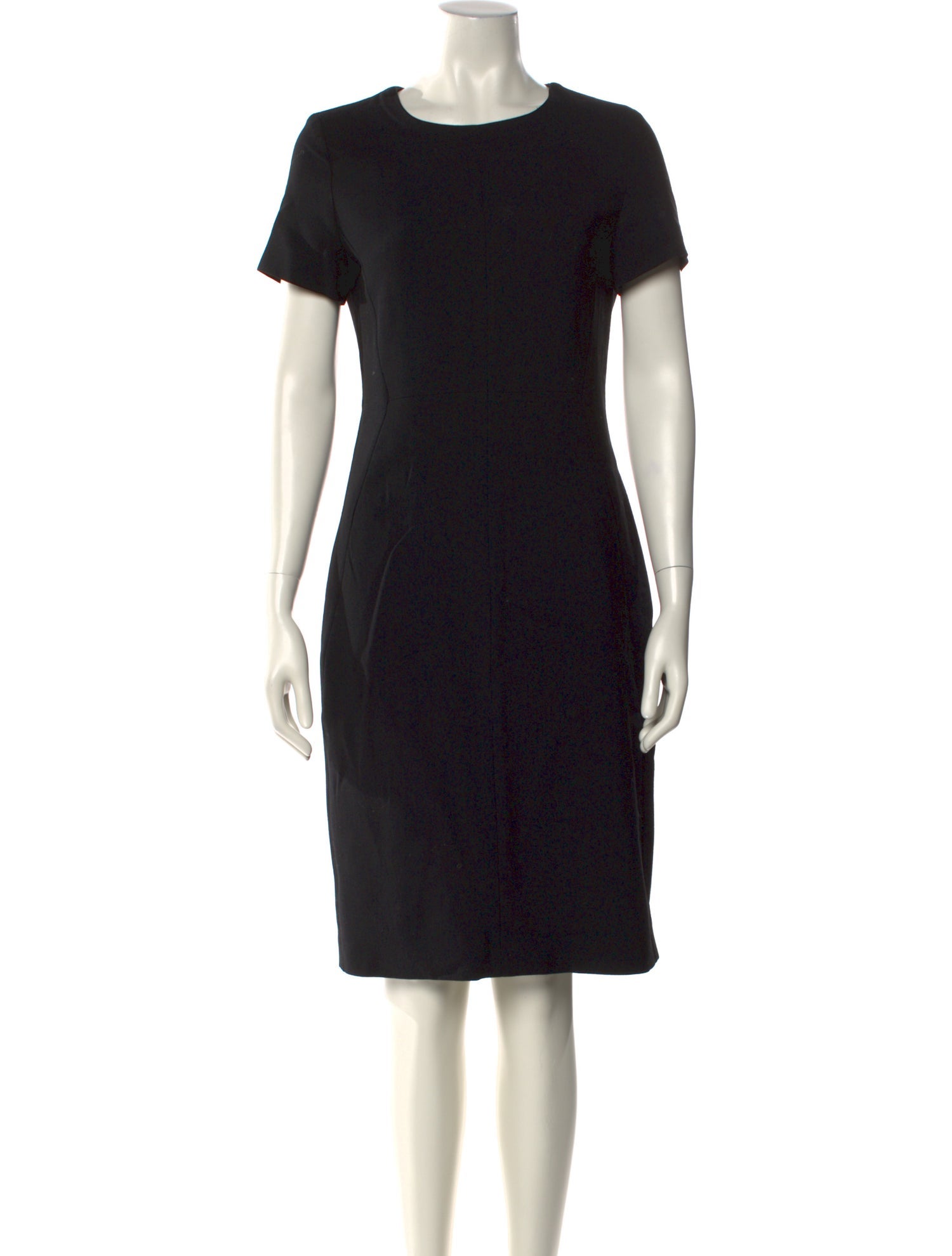 Max Mara Crew Neck Midi Length Dress