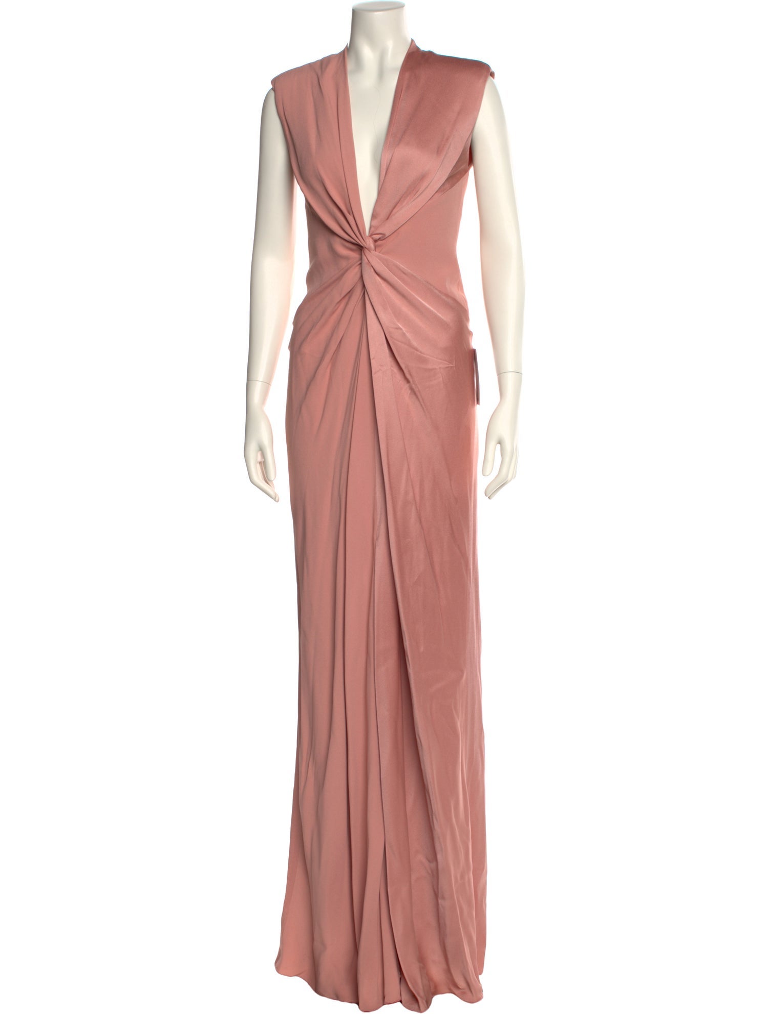 Max Mara V-Neck Long Dress w/ Tags