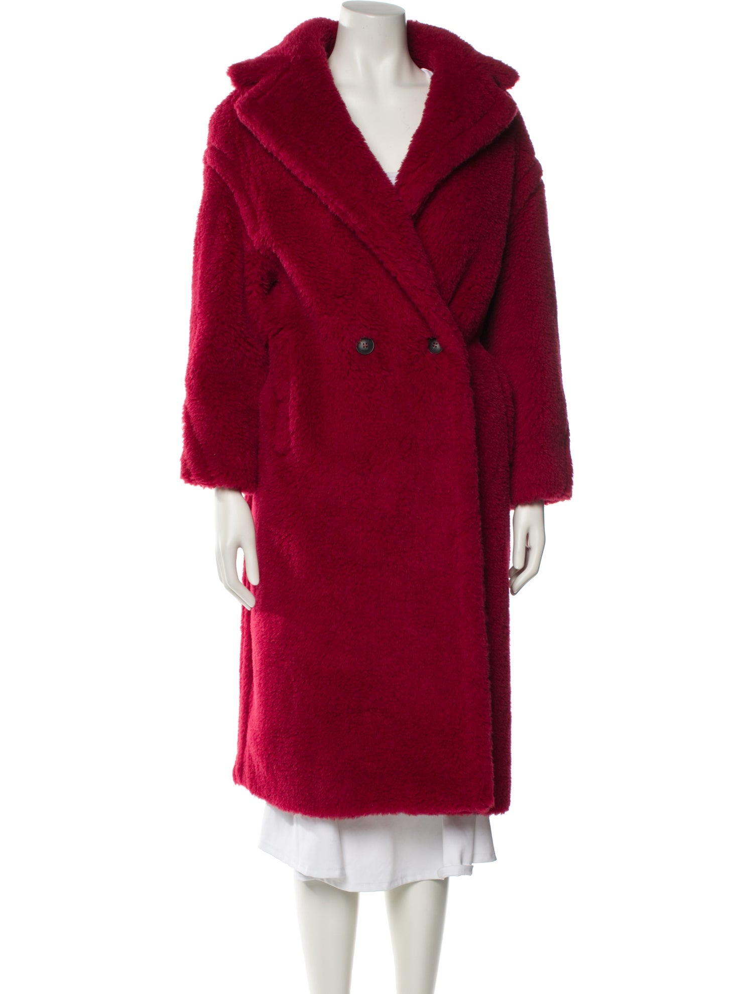 Max Mara Alpaca Faux Fur Coat