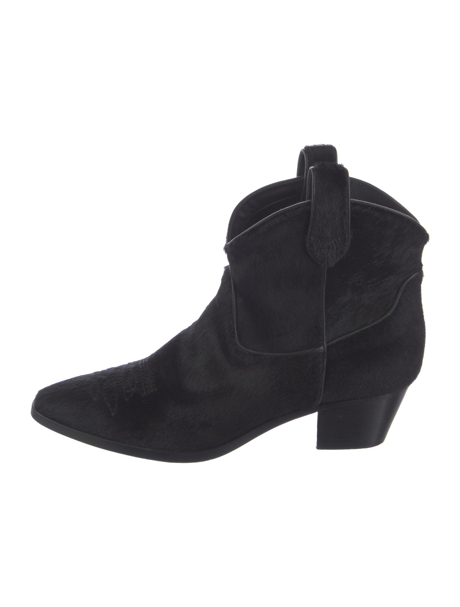 Max Mara Fur Western Boots