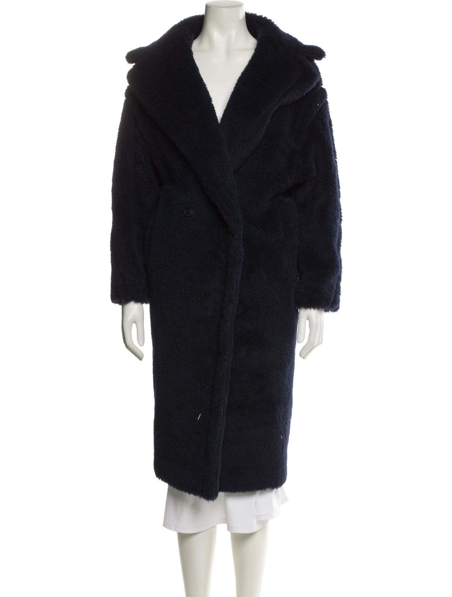 Max Mara Alpaca Faux Fur Coat