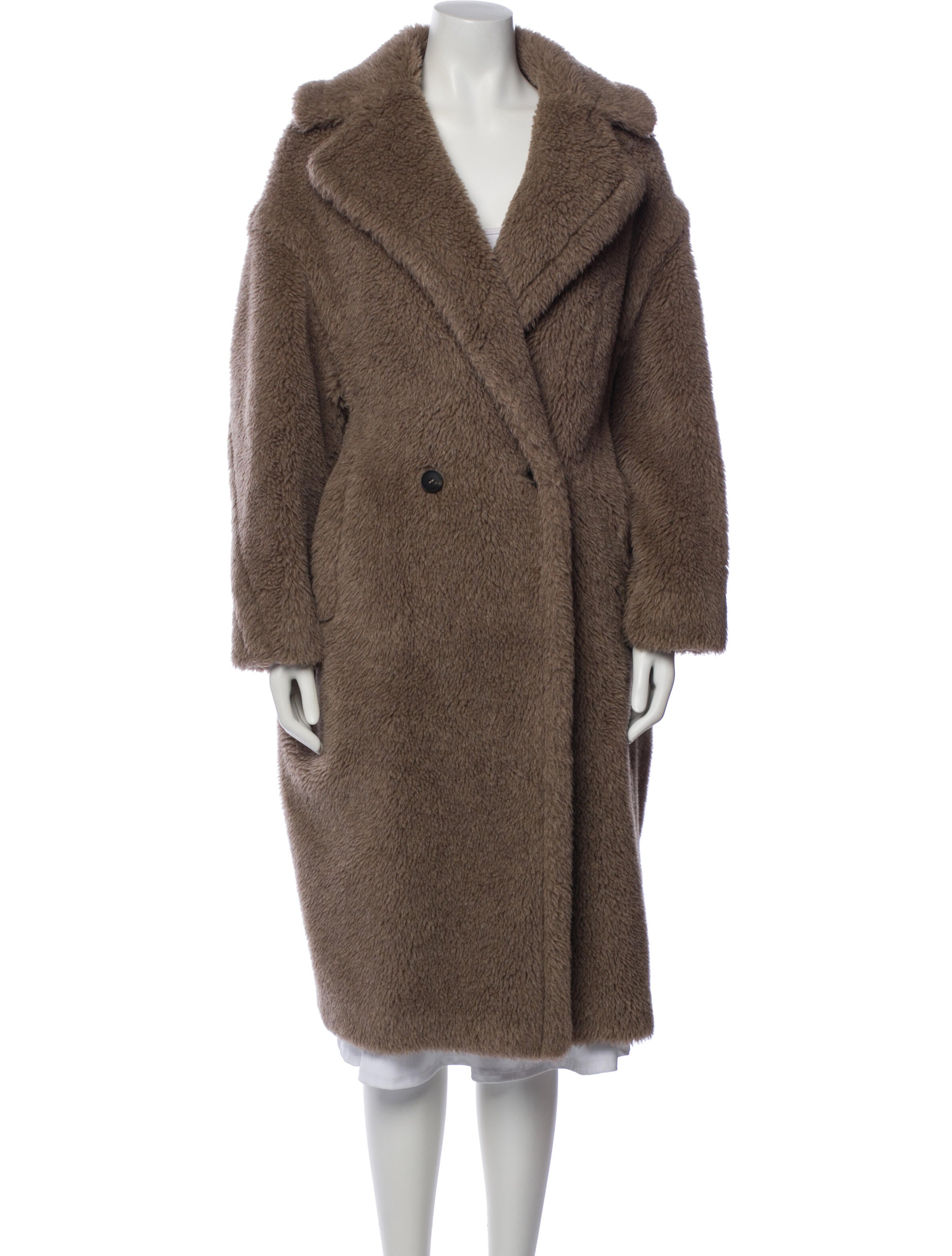 Max Mara Alpaca Faux Fur Coat