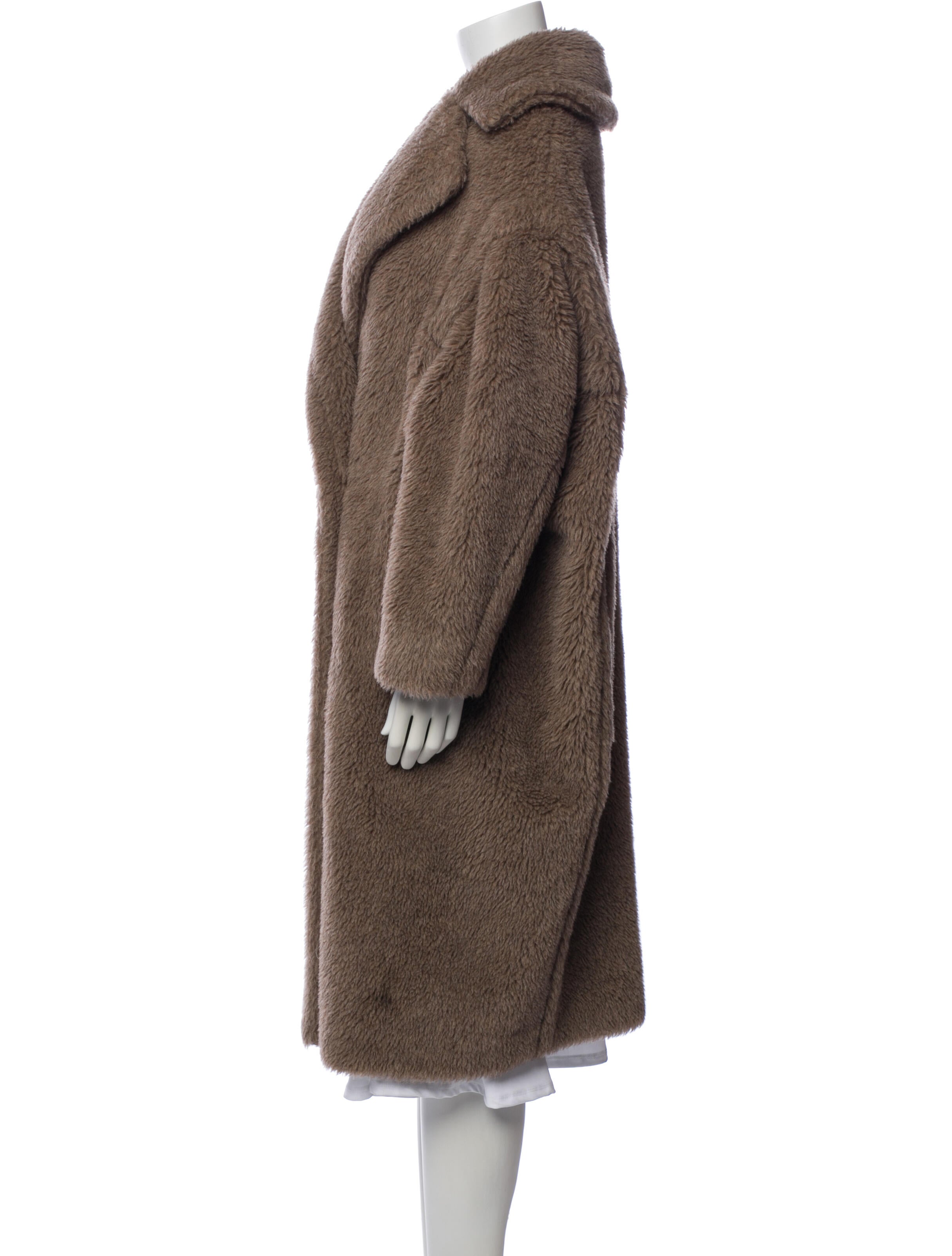 Max Mara Alpaca Faux Fur Coat