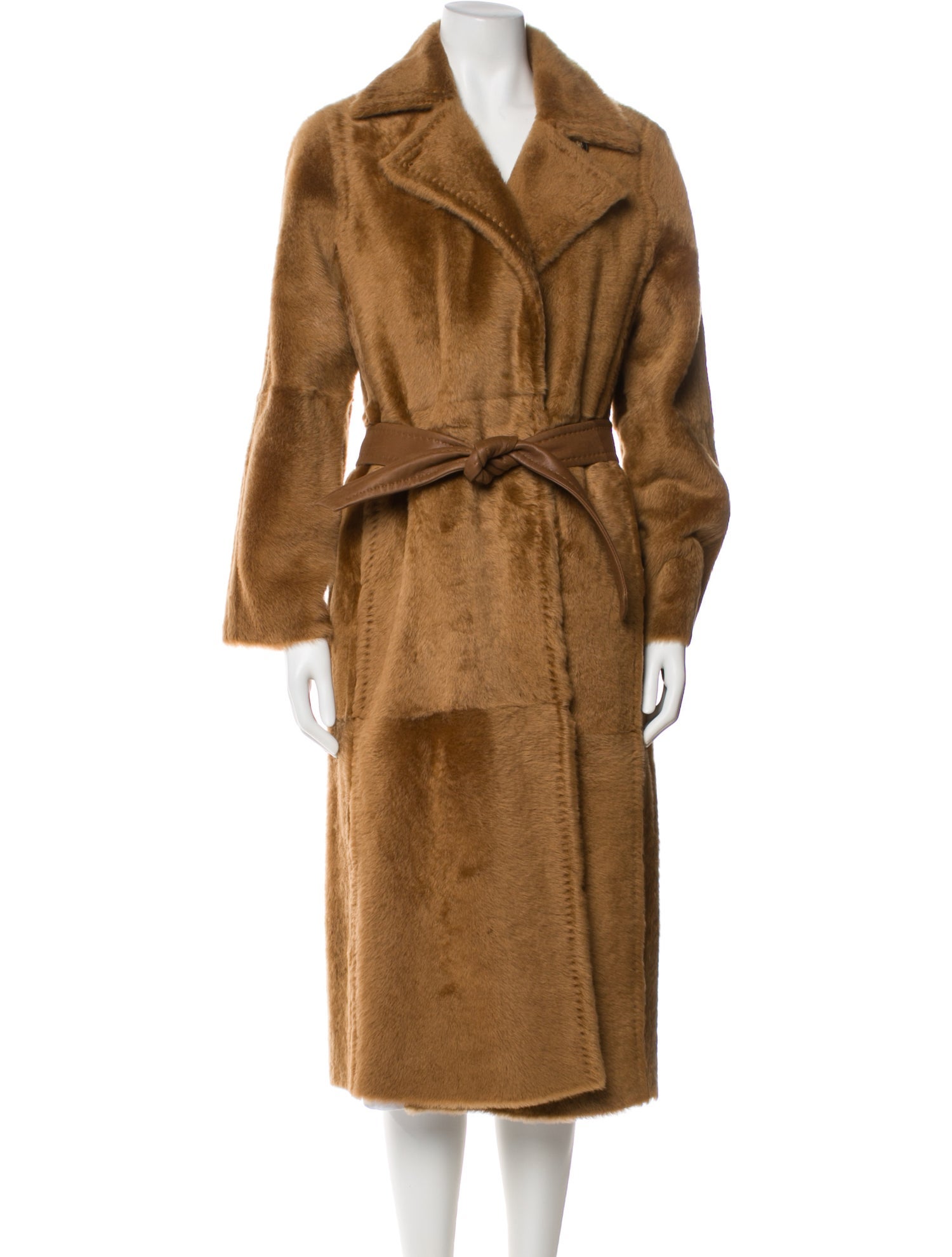 Max Mara Faux Fur Coat