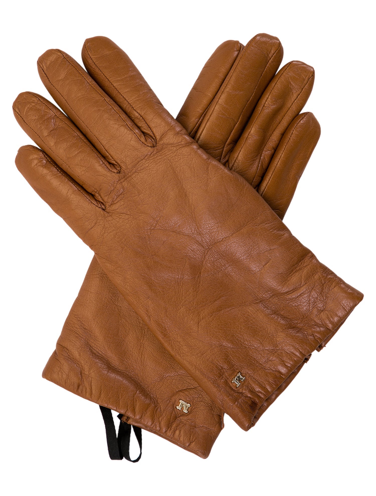 Max Mara Leather Winter Gloves w/Tags
