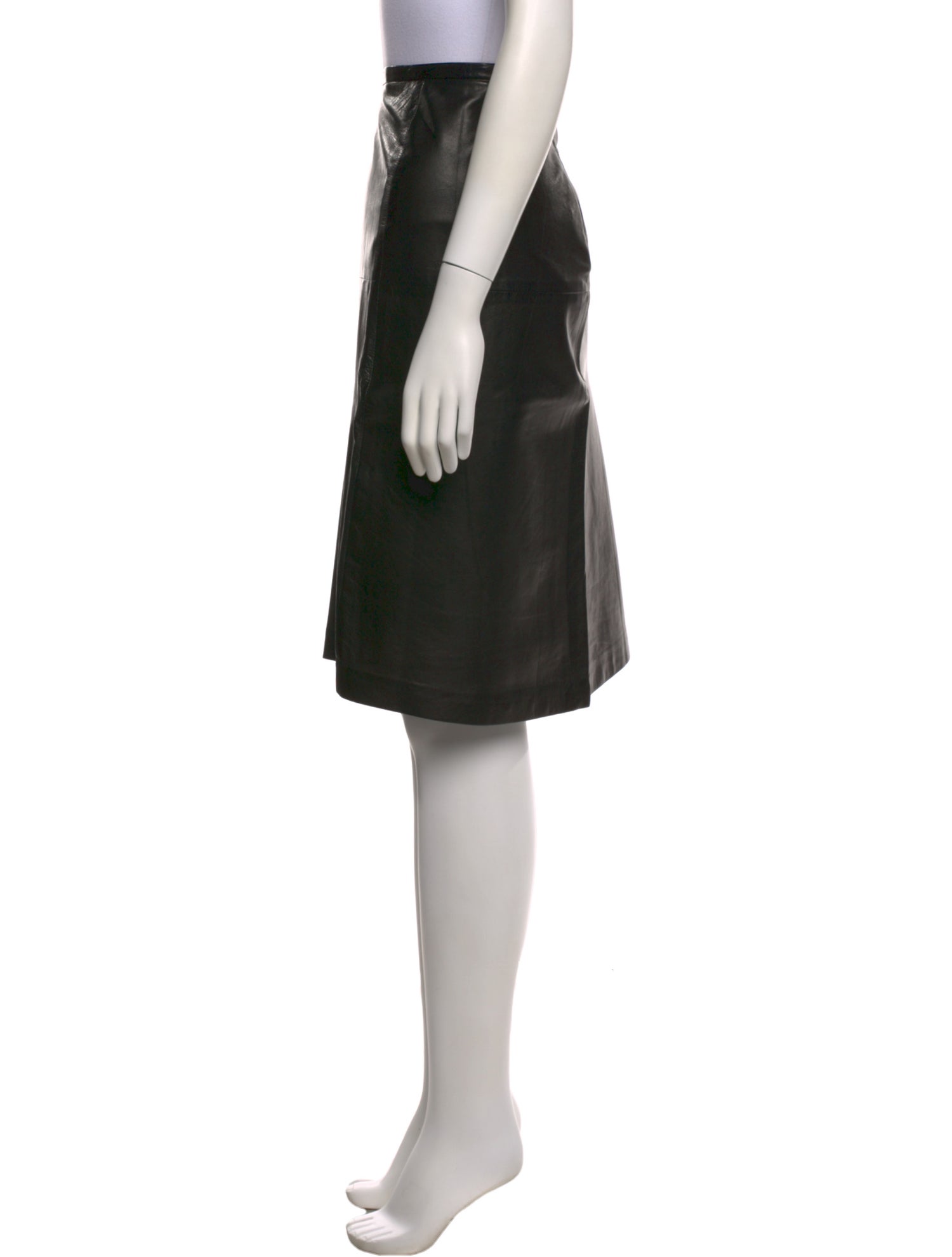 Max Mara Virgin Wool Knee-Length Skirt