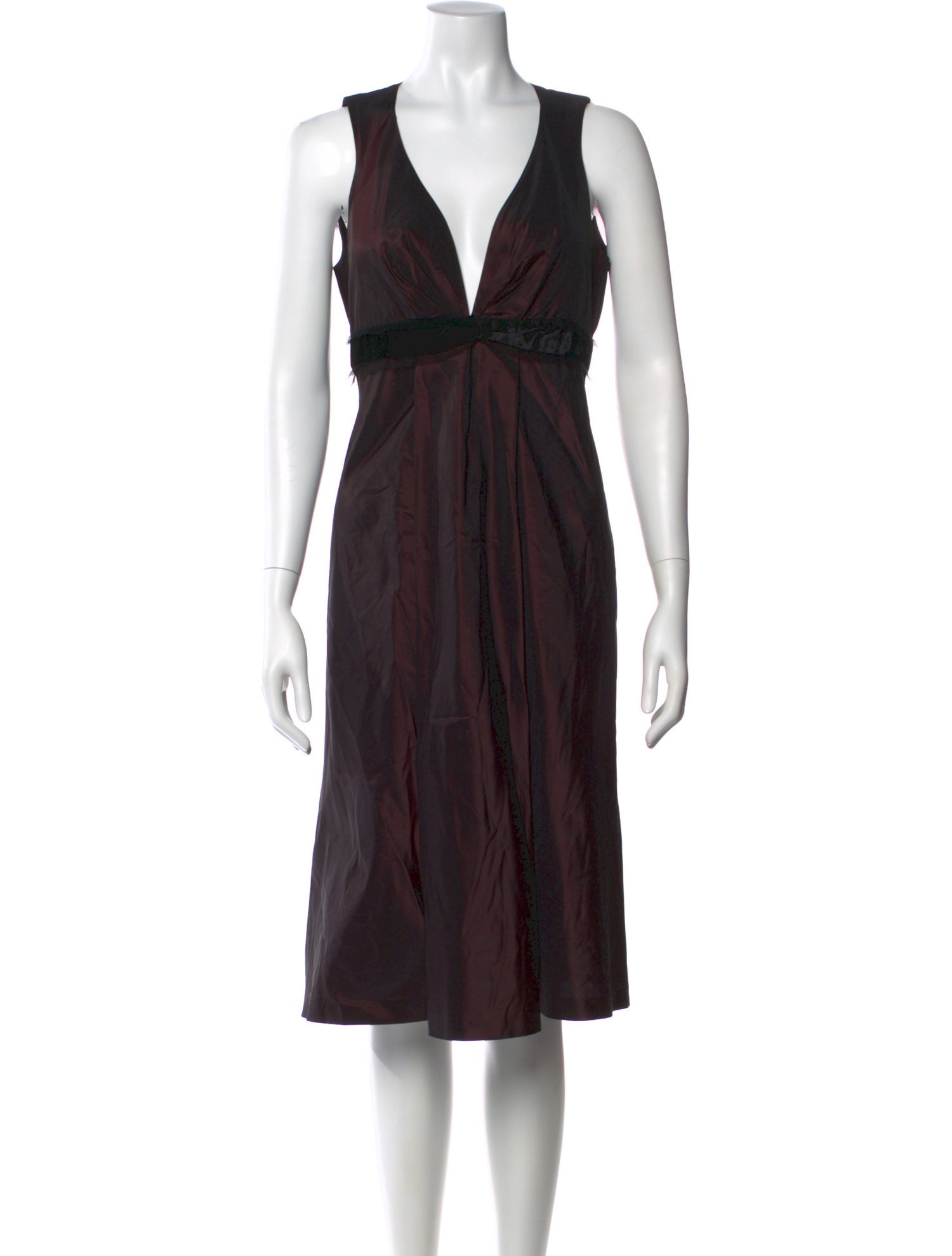 Max Mara Silk Knee-Length Dress