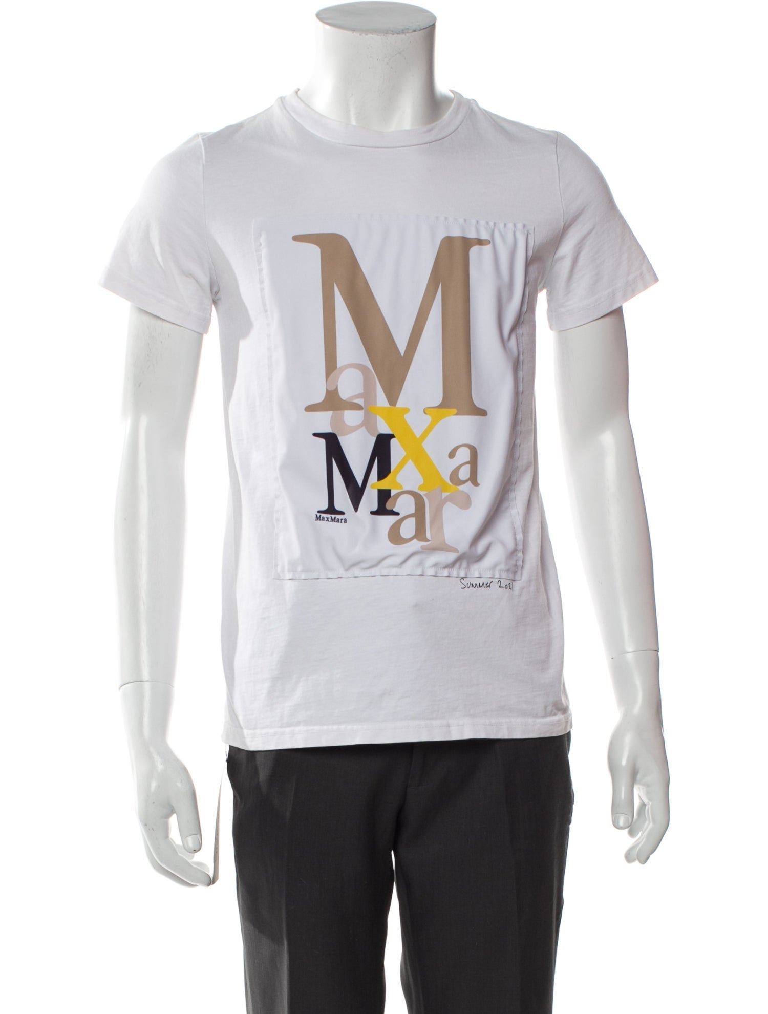 Max Mara Graphic Print Crew Neck T-Shirt
