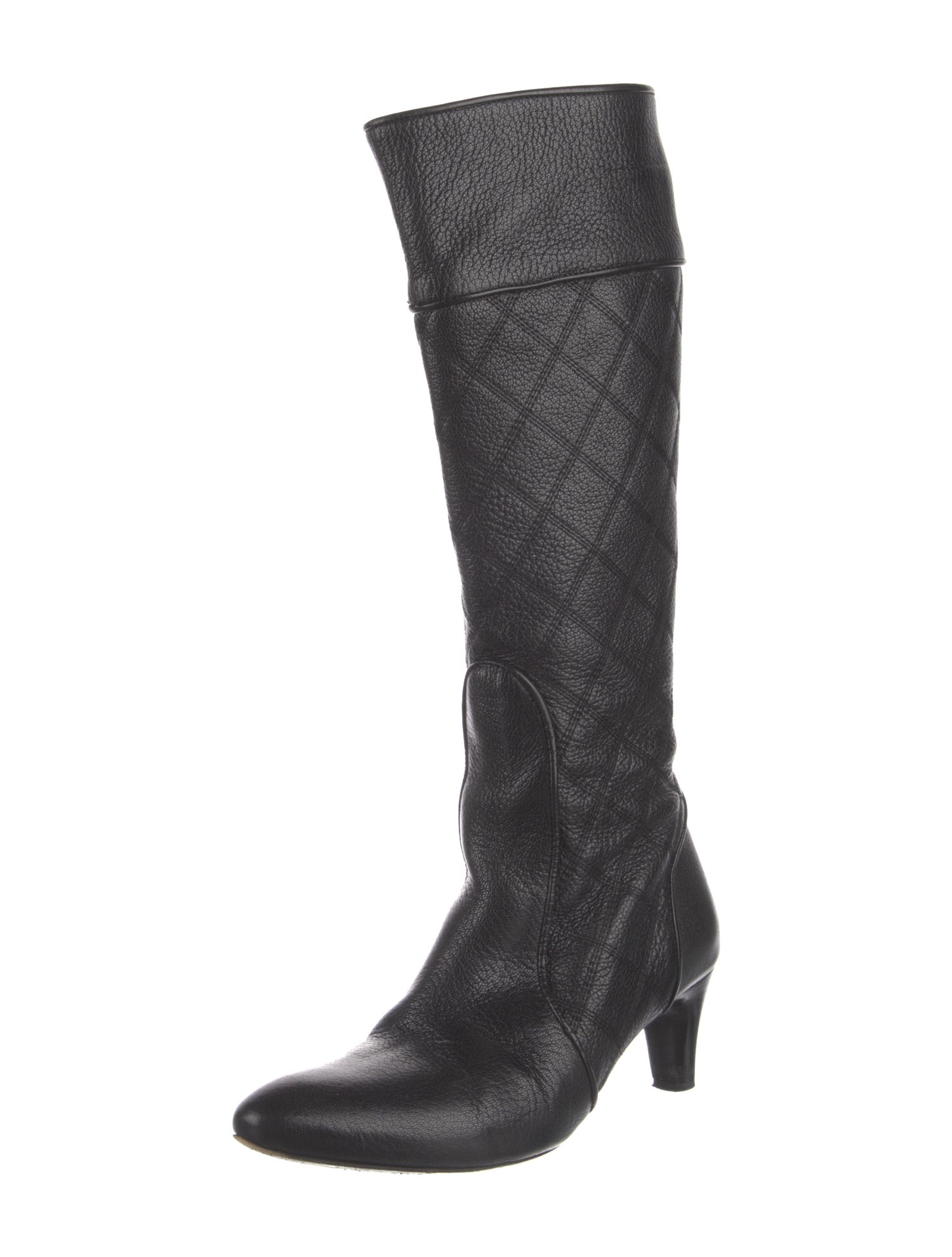 Max Mara Leather Riding Boots