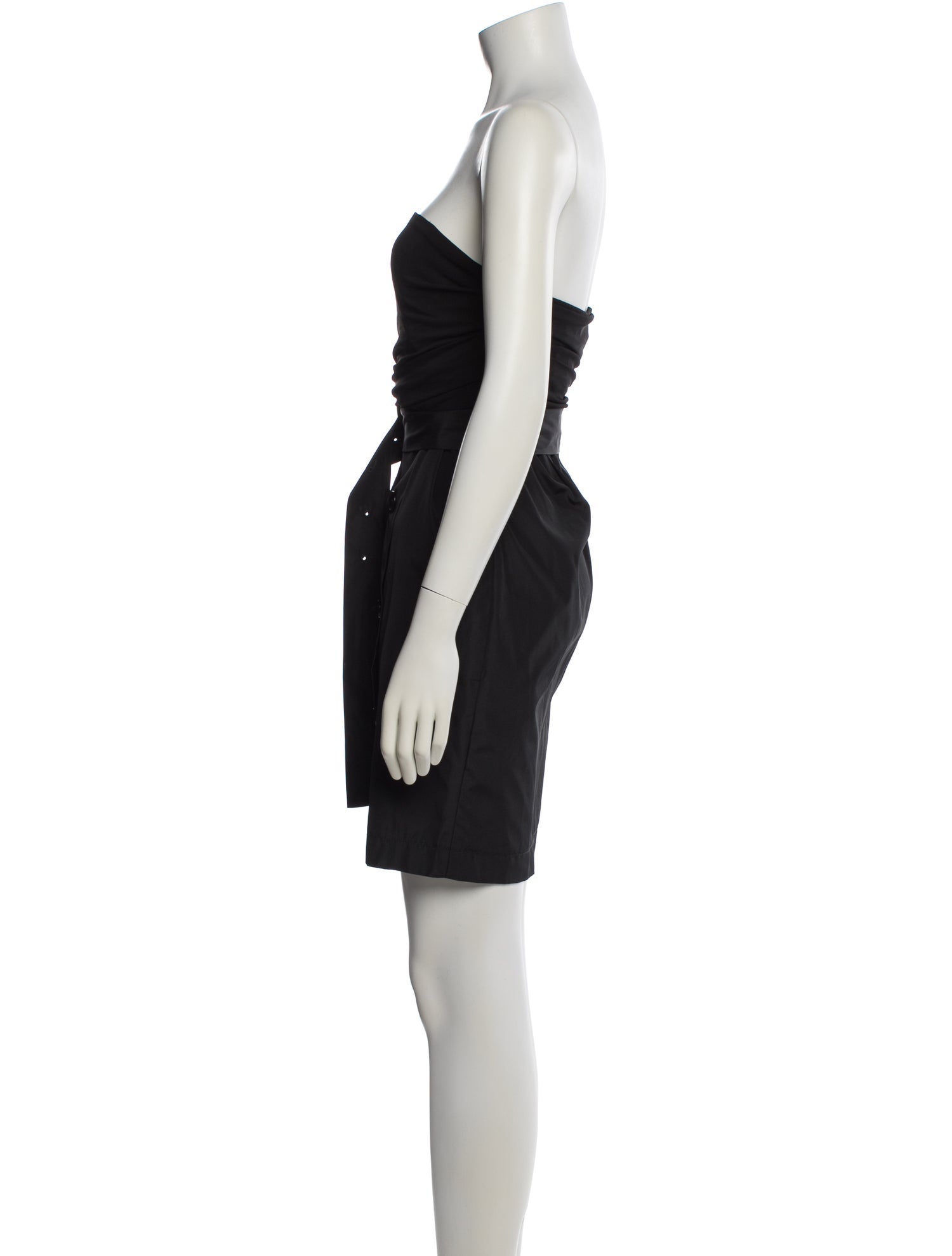 Max Mara Strapless Mini Dress
