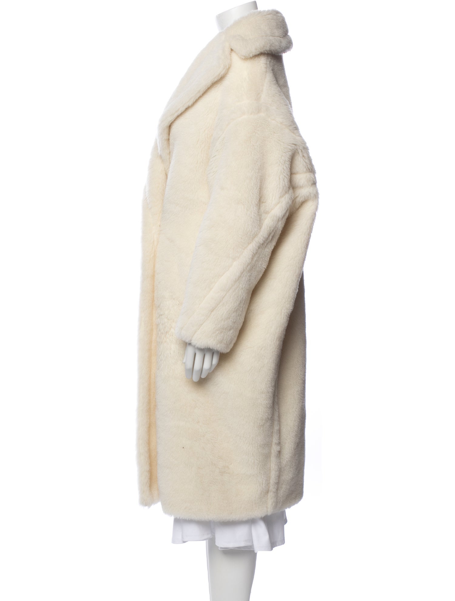 Max Mara Alpaca Faux Fur Coat