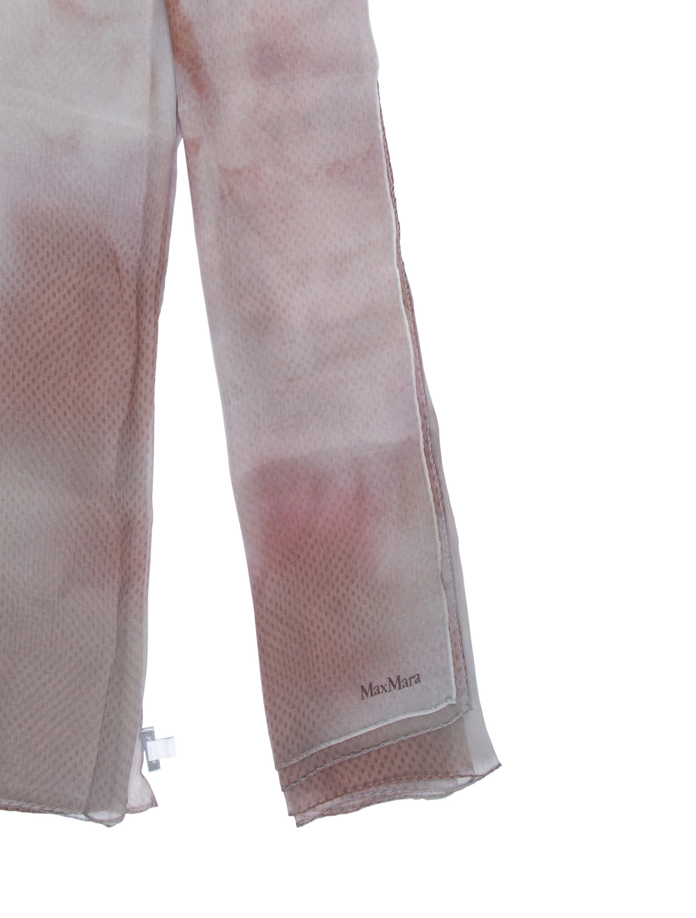 Max Mara Silk Printed Scarf