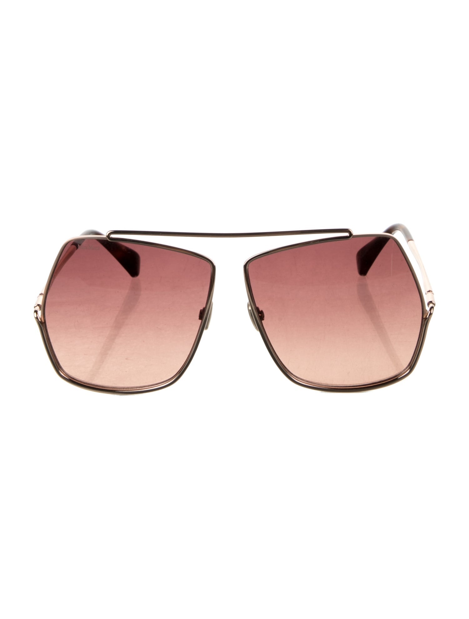 Max Mara Aviator Gradient Sunglasses