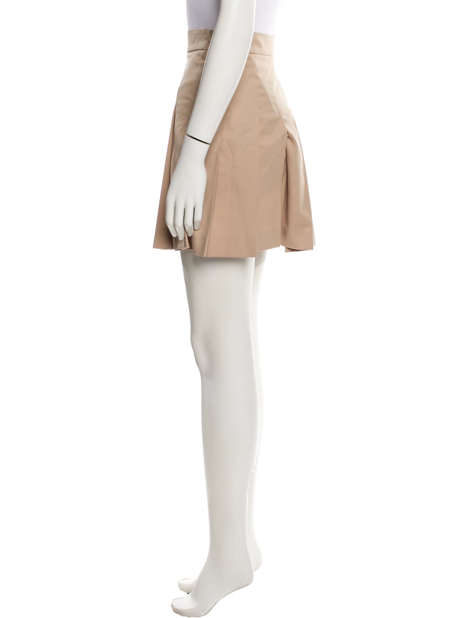 Max Mara Pleated Accents Mini Skirt w/ Tags