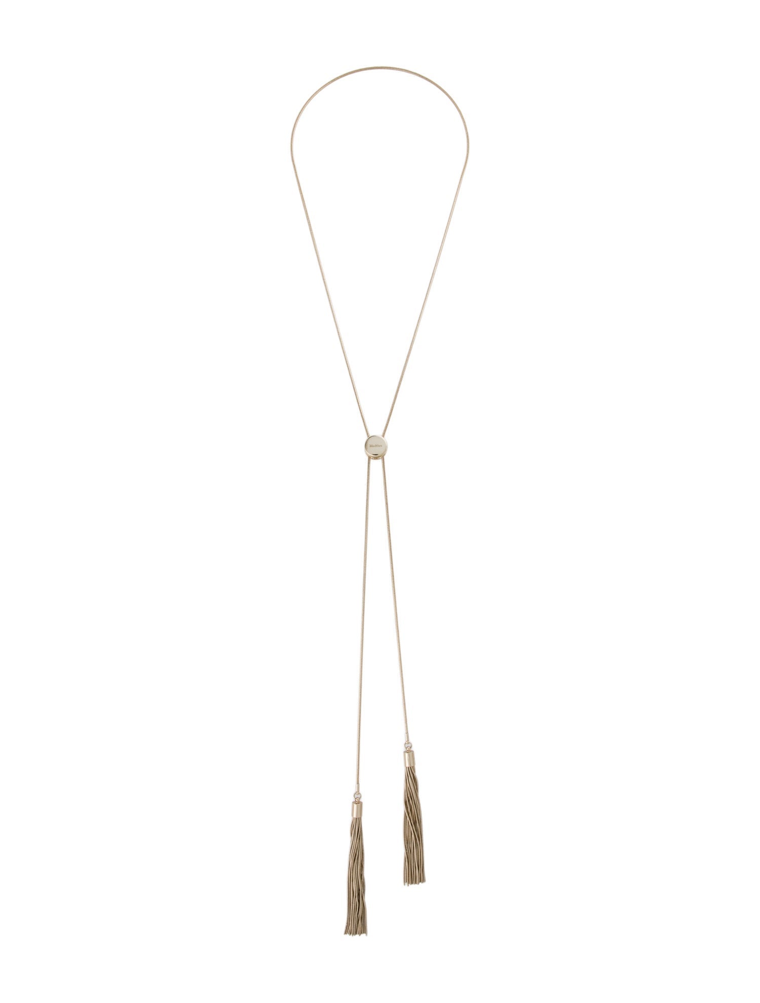 Max Mara Tie Bolo Necklace