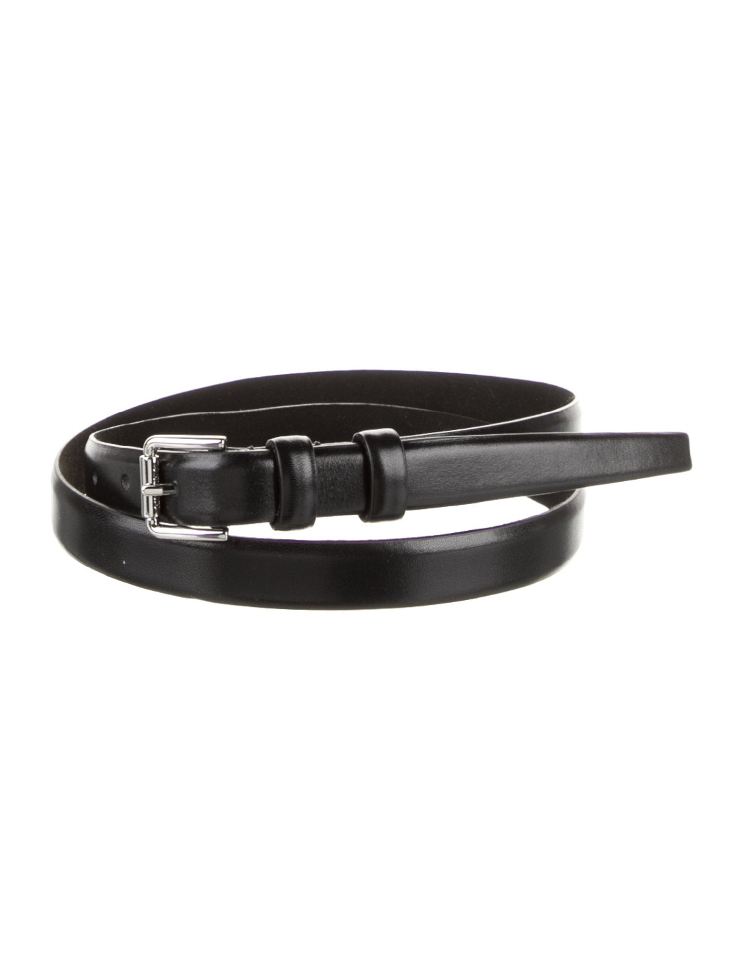 Max Mara Skinny Leather Belt w/ Tags