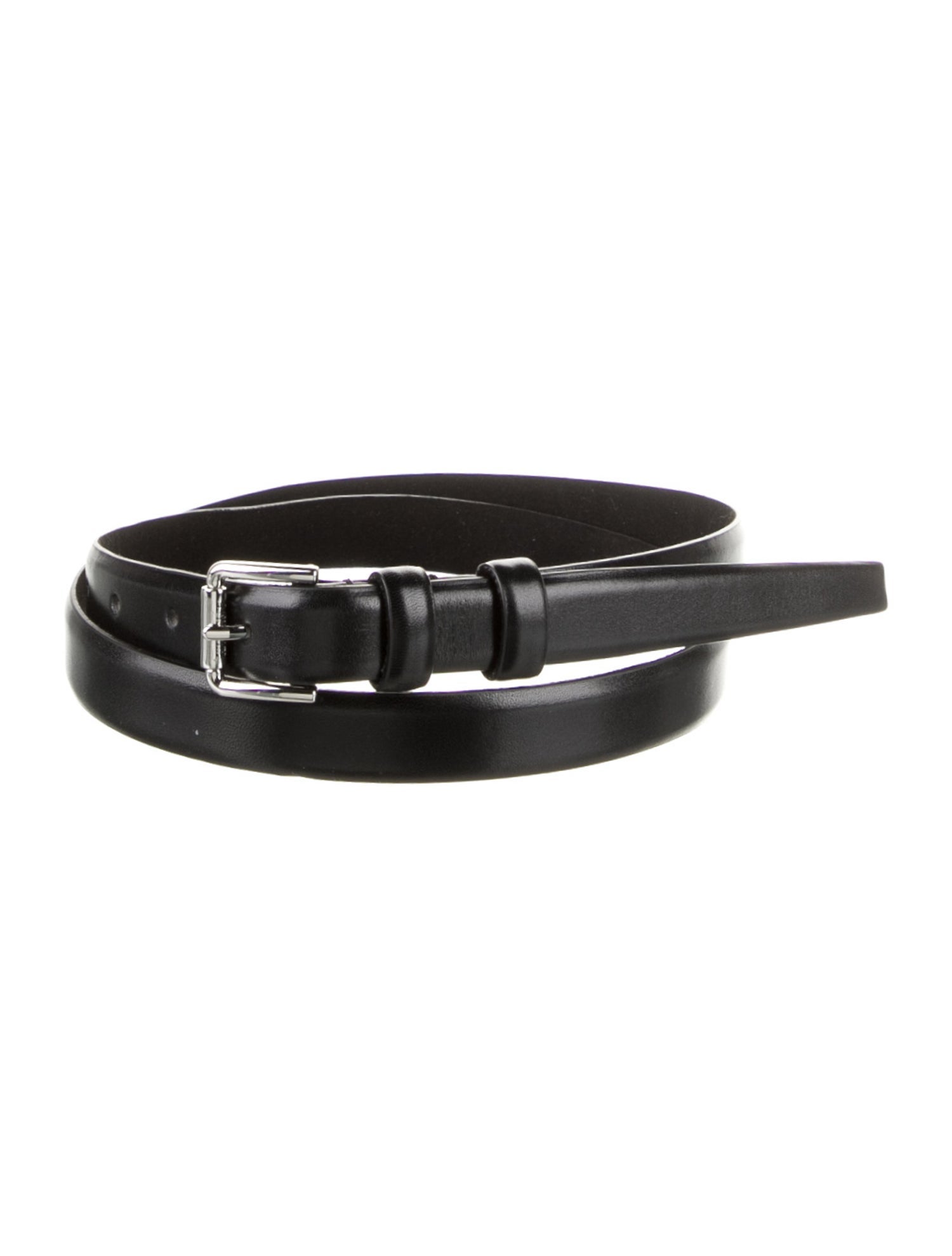 Max Mara Skinny Leather Belt w/ Tags