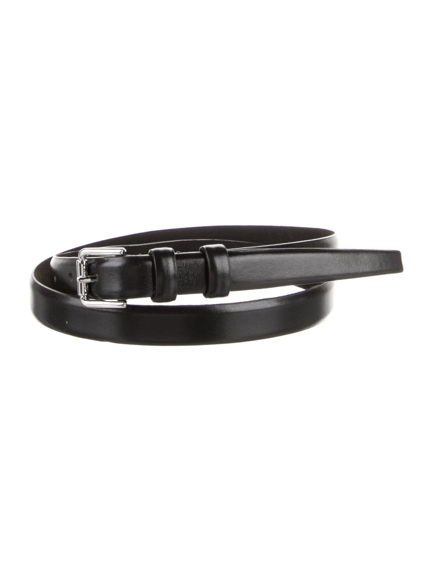 Max Mara Skinny Leather Belt w/ Tags