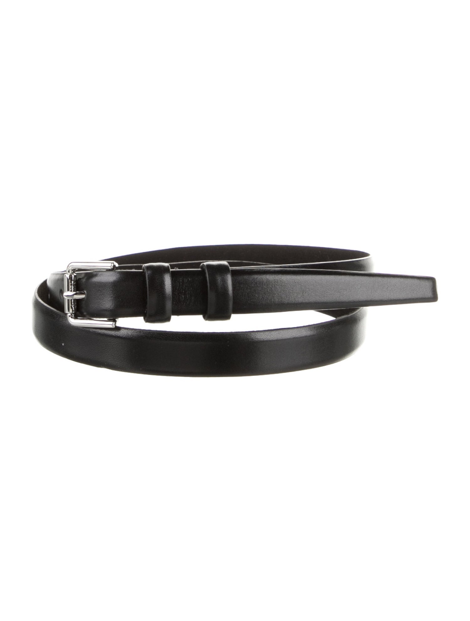 Max Mara Skinny Leather Belt w/ Tags