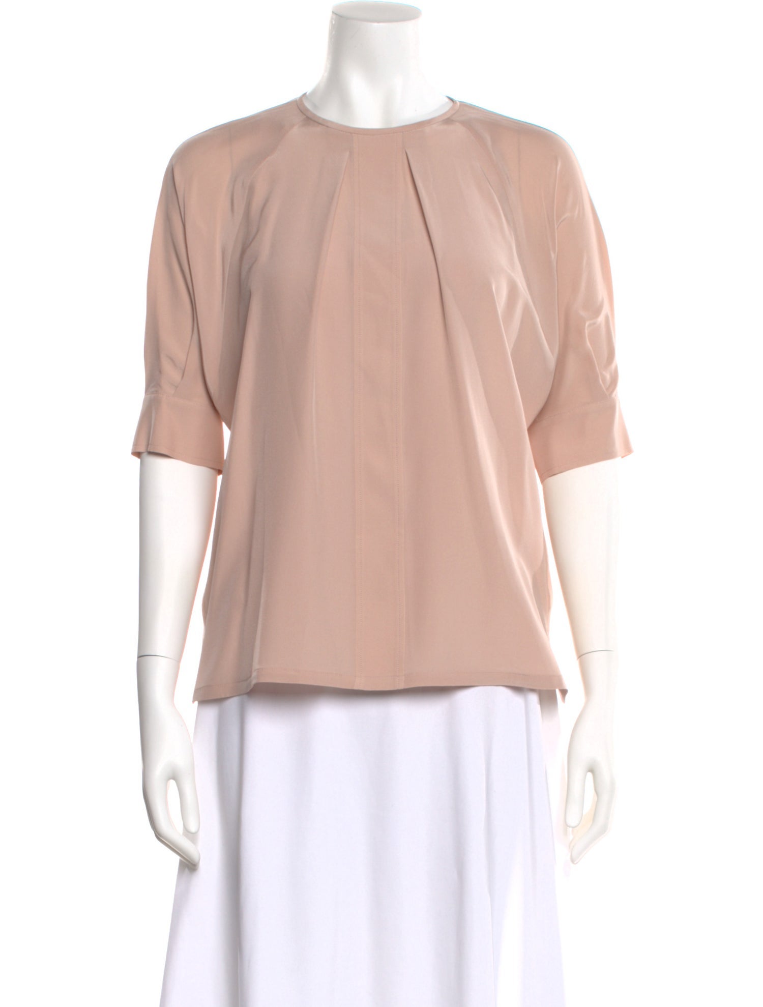 Max Mara Silk Crew Neck Blouse w/ Tags