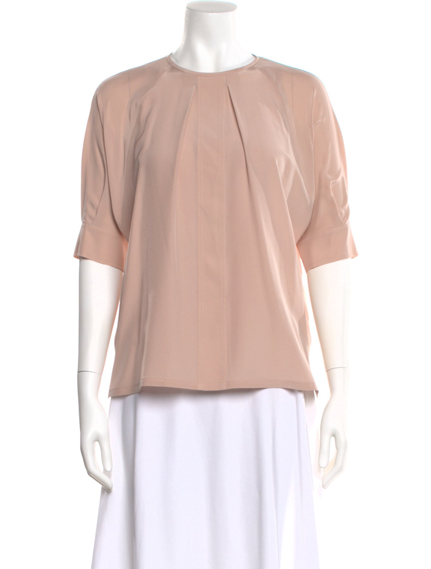 Max Mara Silk Crew Neck Blouse w/ Tags