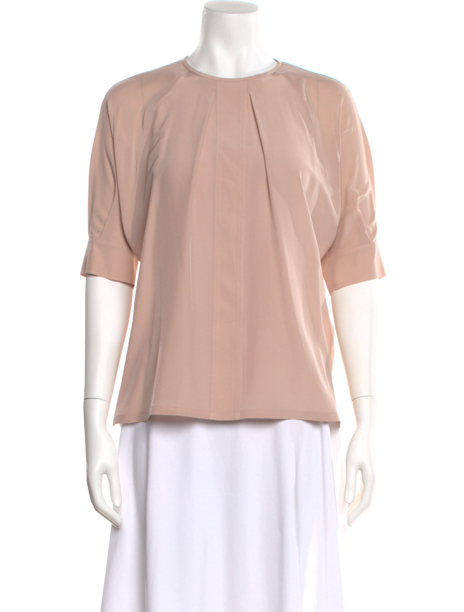Max Mara Silk Crew Neck Blouse w/ Tags