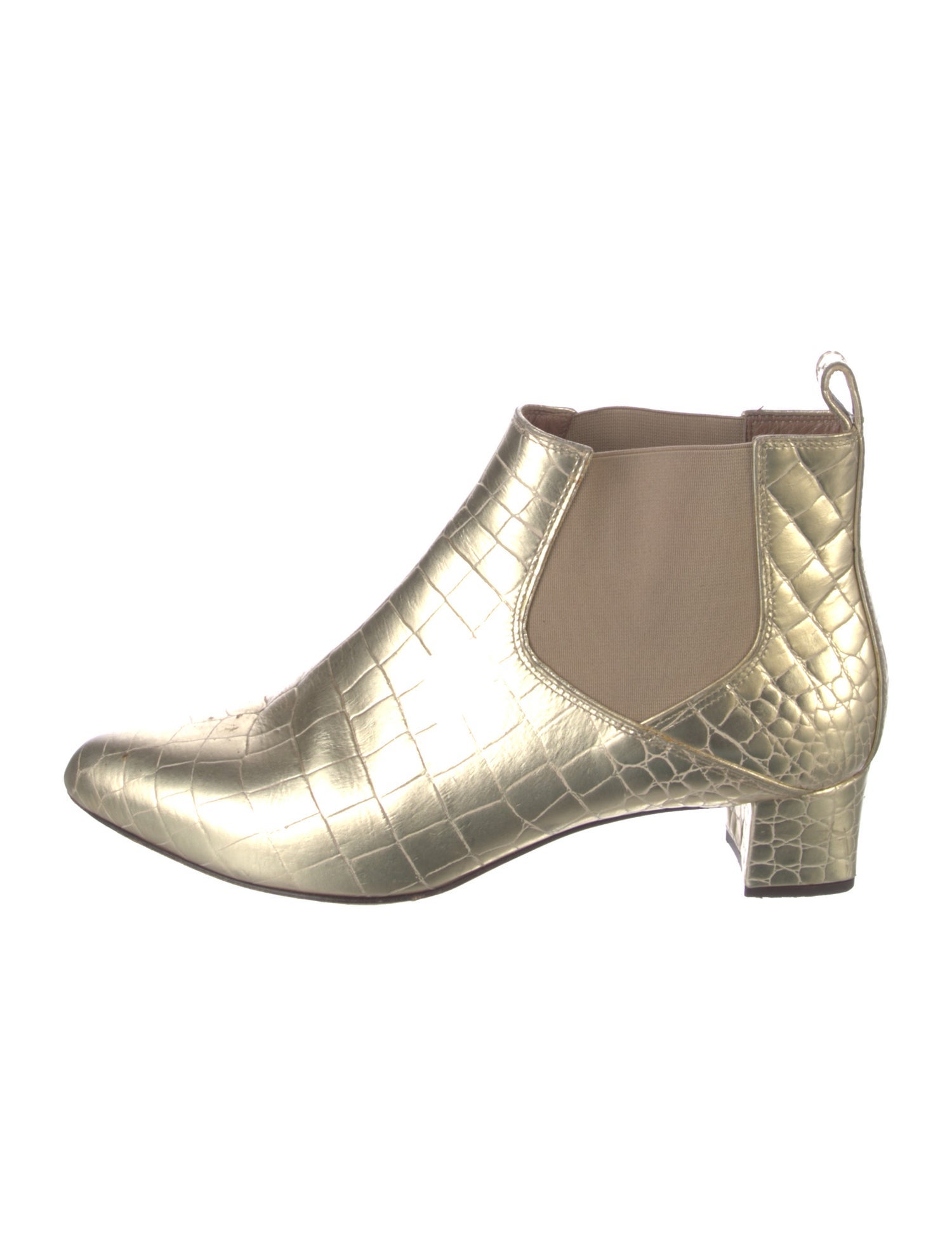 Max Mara Leather Chelsea Boots