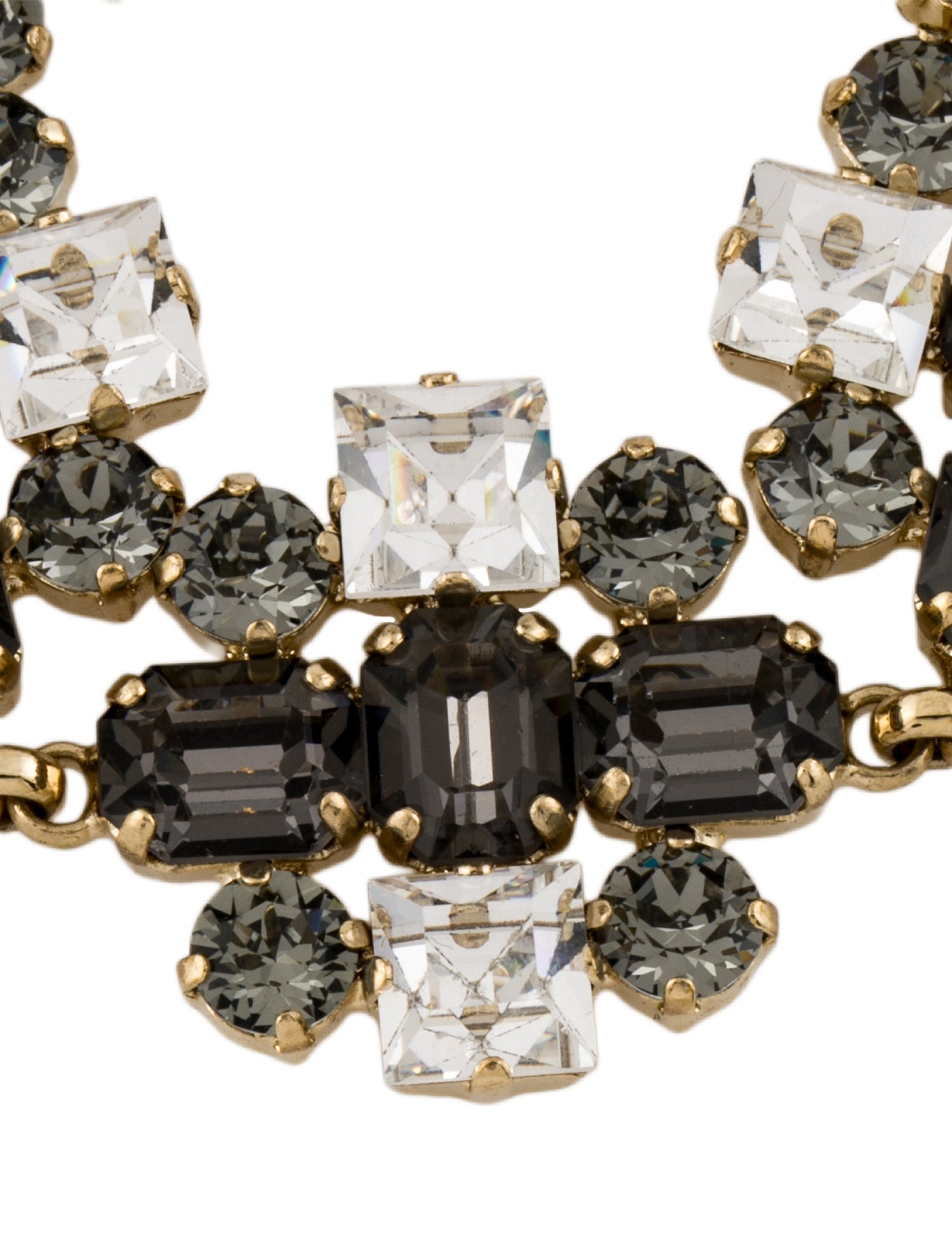 Max Mara Crystal Link Bracelet