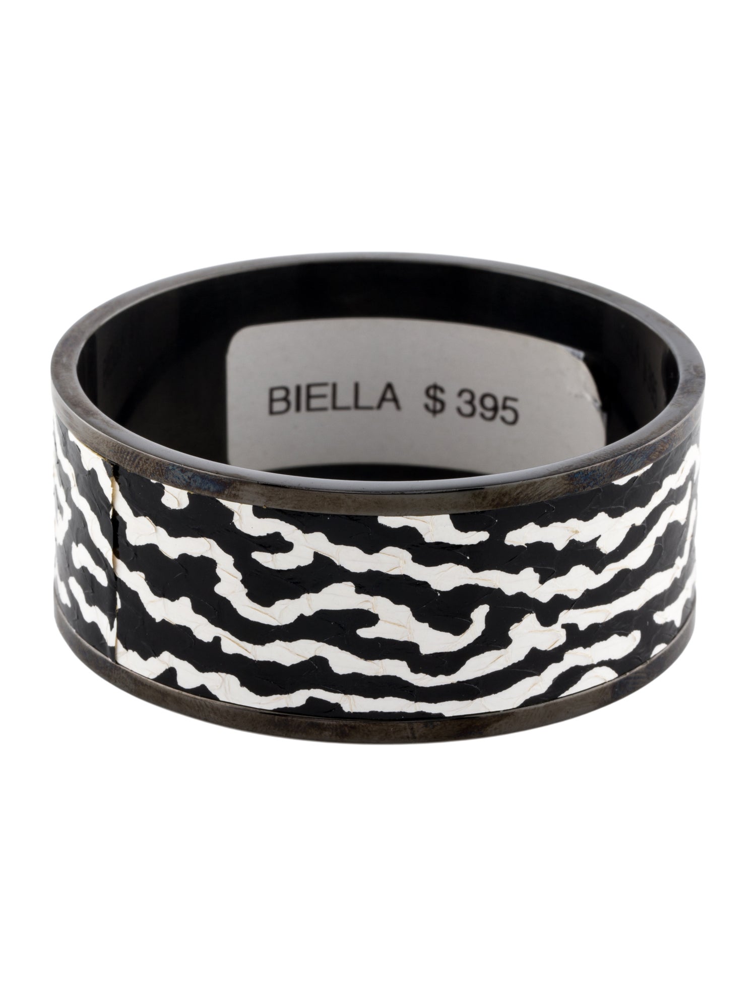Max Mara Leather Bangle Bracelet