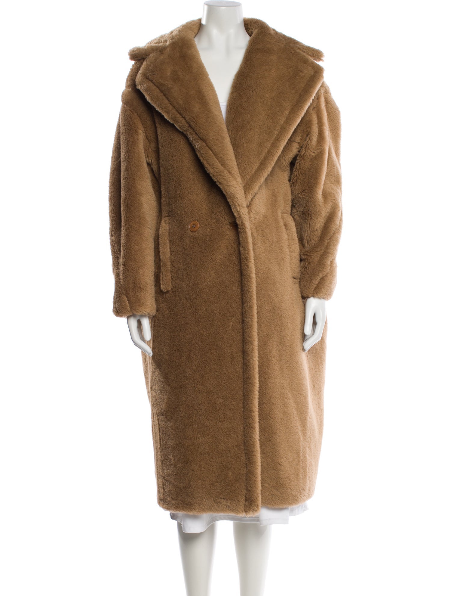 Max Mara Alpaca Faux Fur Coat