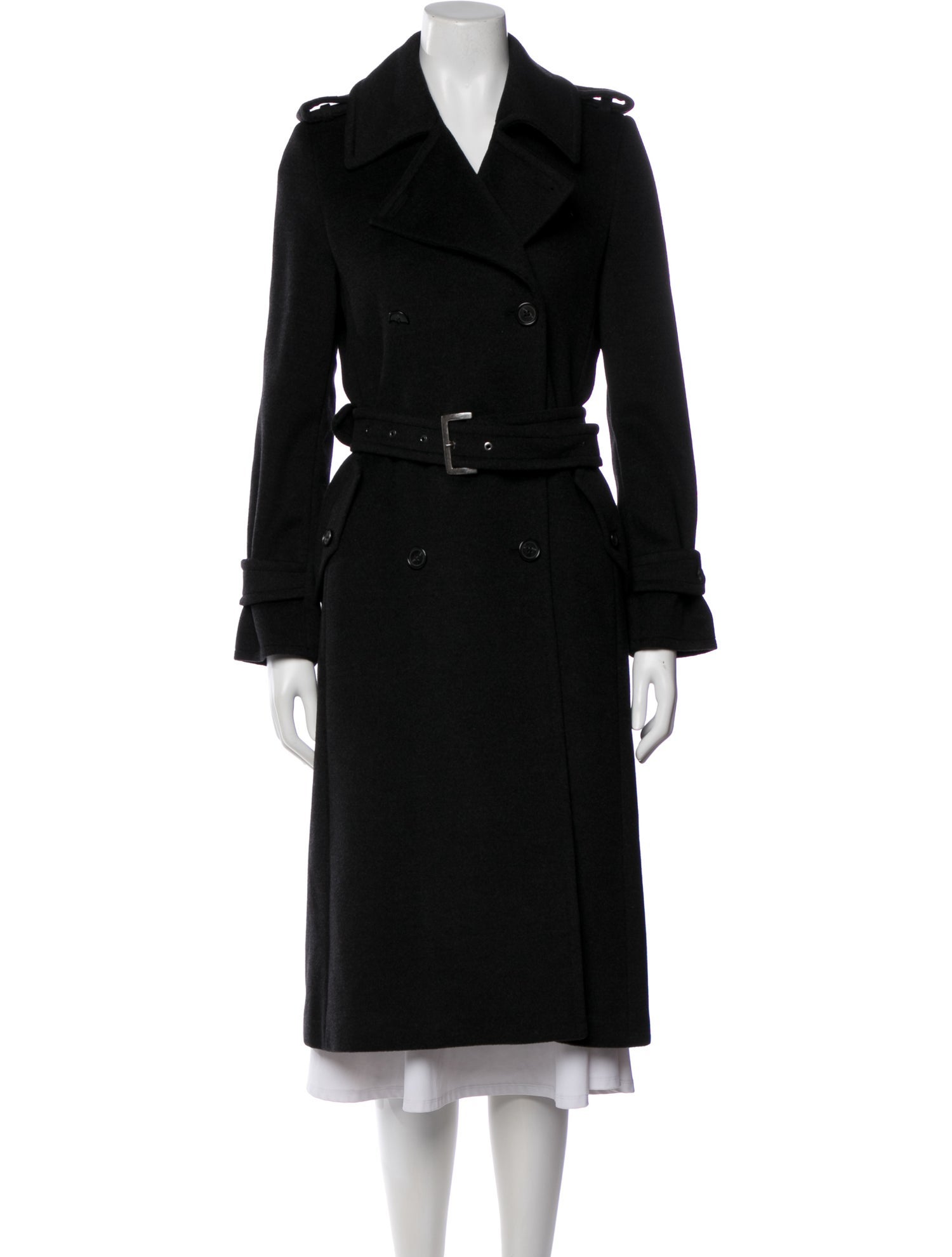 Max Mara Virgin Wool Trench Coat