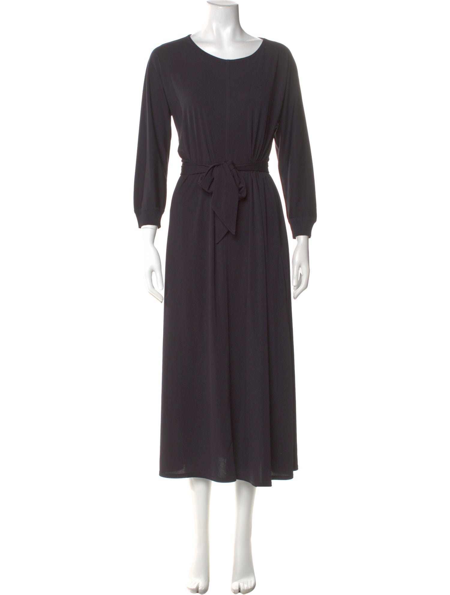 Max Mara Scoop Neck Long Dress