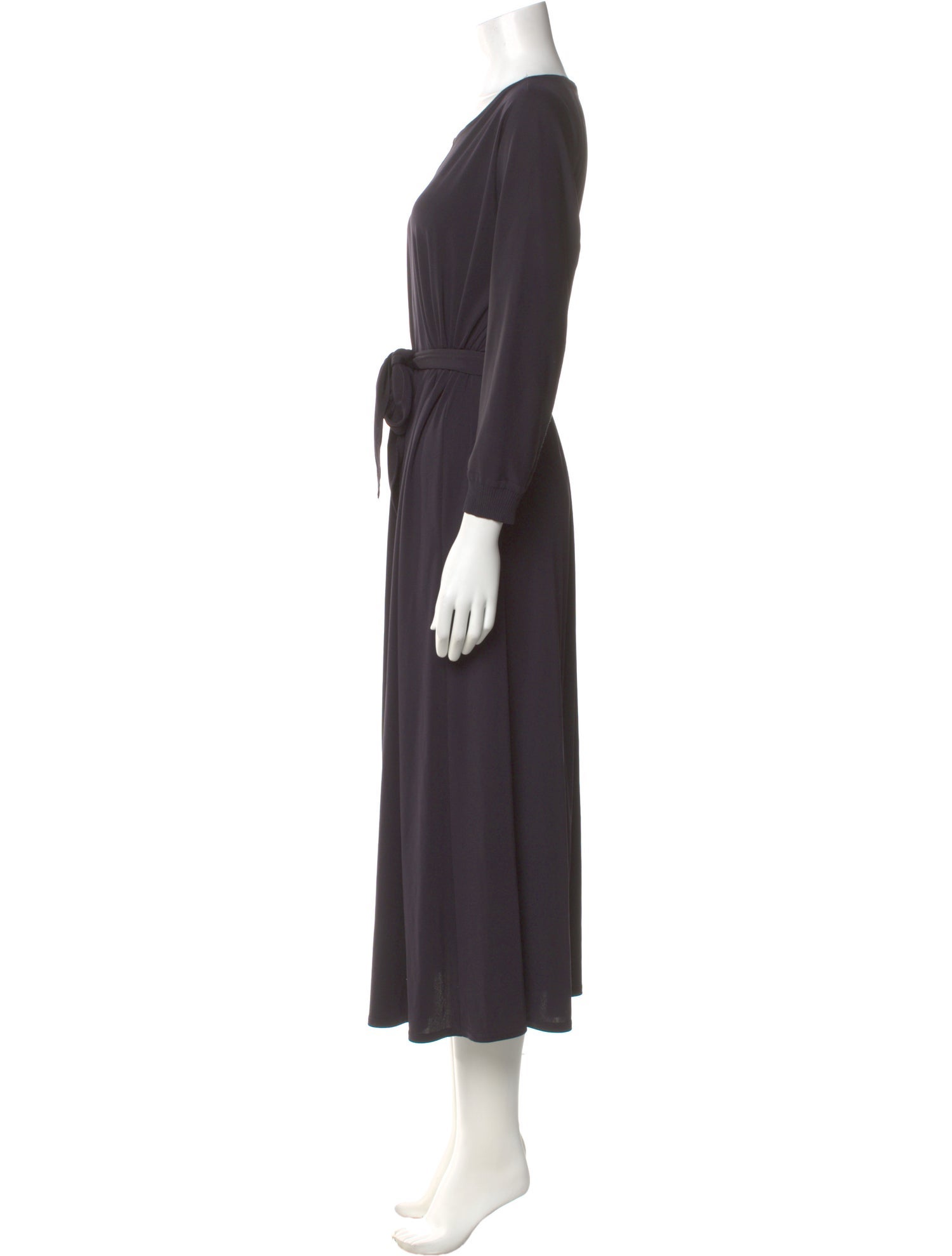 Max Mara Scoop Neck Long Dress