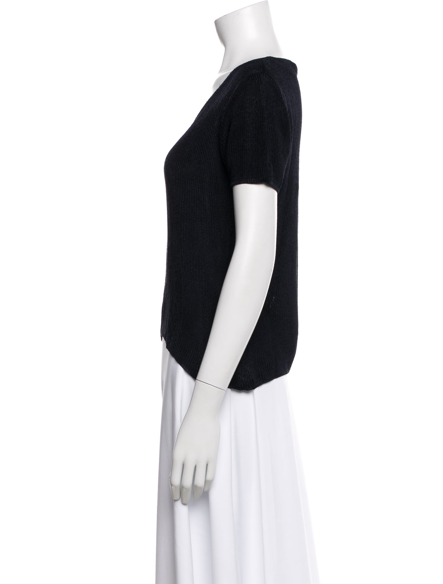 Max Mara V-Neck Short Sleeve T-Shirt