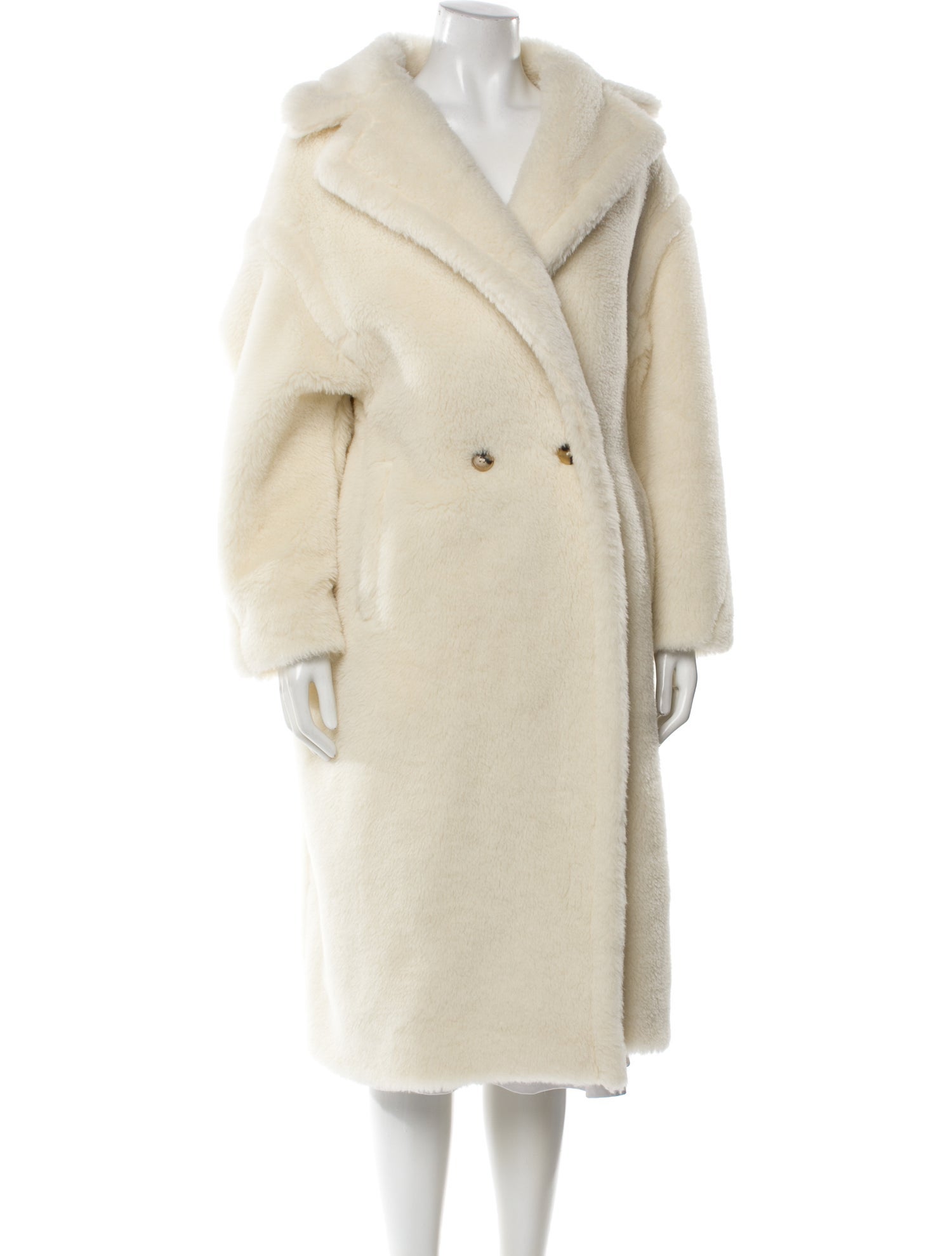 Max Mara Alpaca Faux Fur Coat