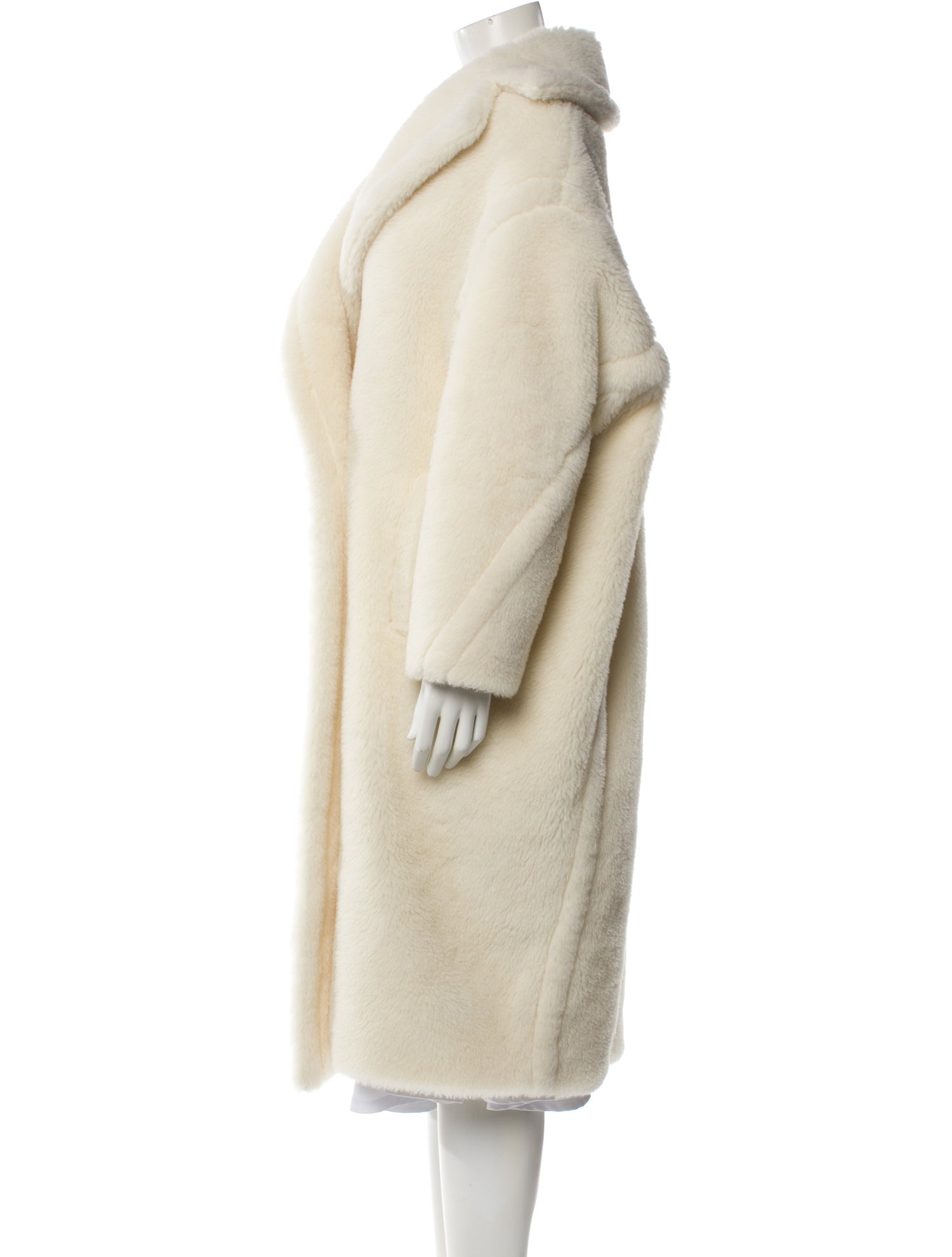 Max Mara Alpaca Faux Fur Coat