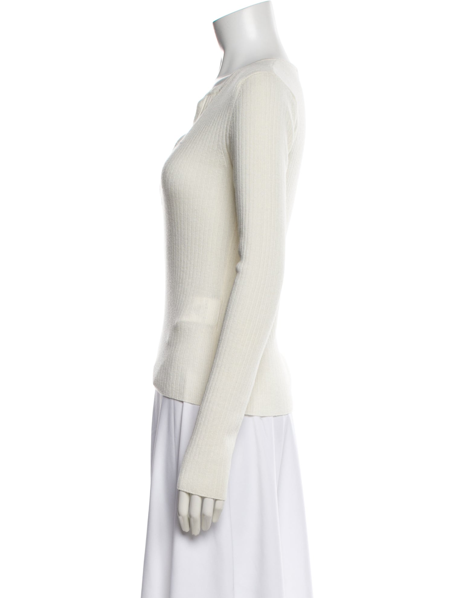 Max Mara Silk V-Neck Sweater