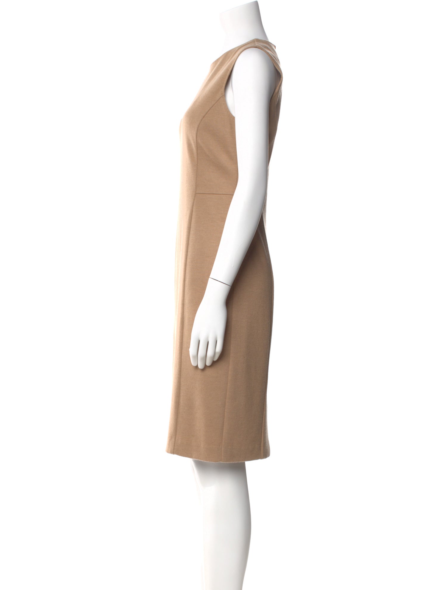 Max Mara Virgin Wool Knee-Length Dress