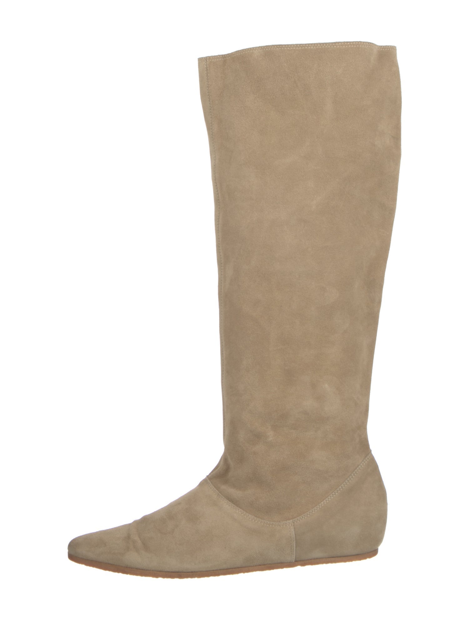 Max Mara Suede Riding Boots