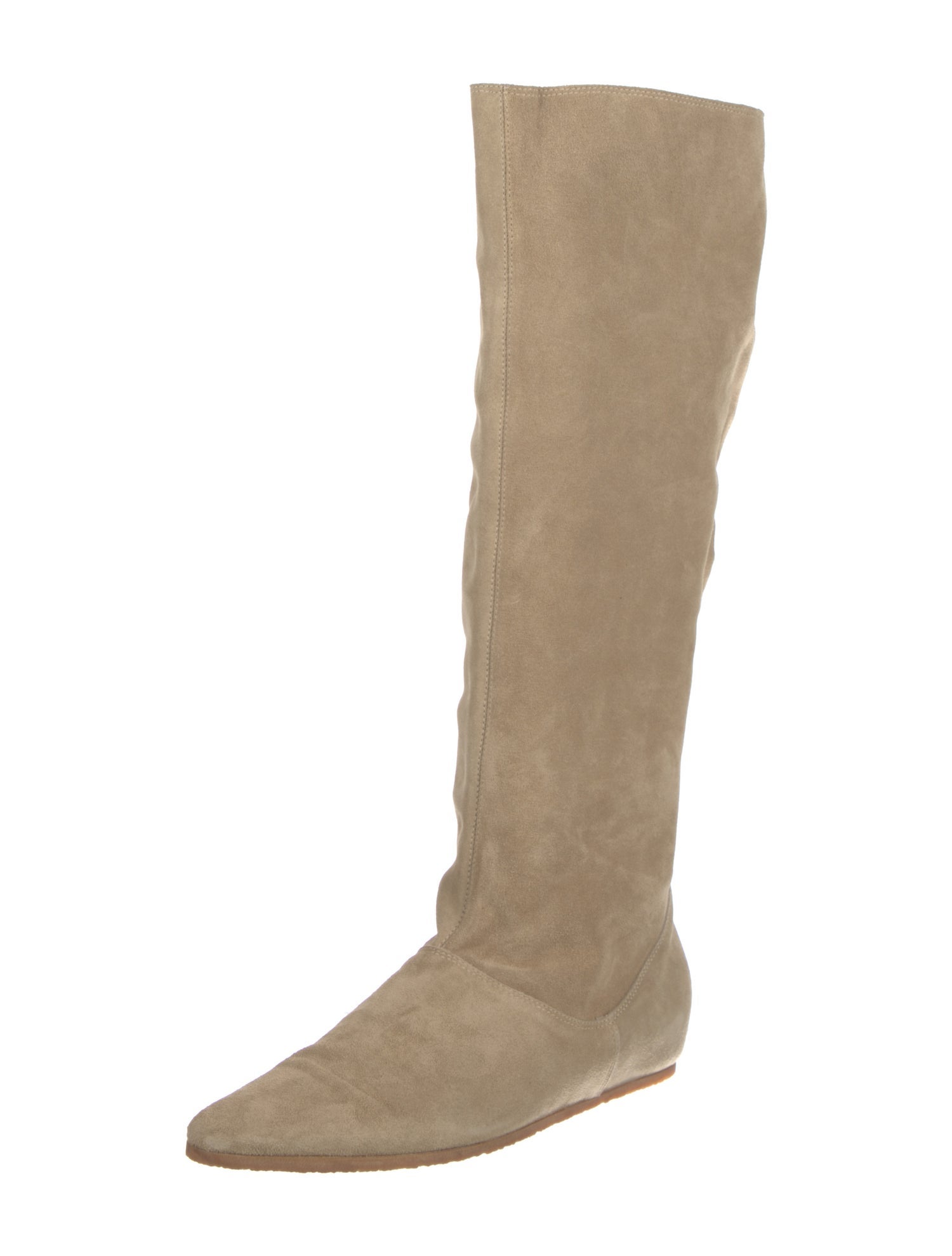 Max Mara Suede Riding Boots