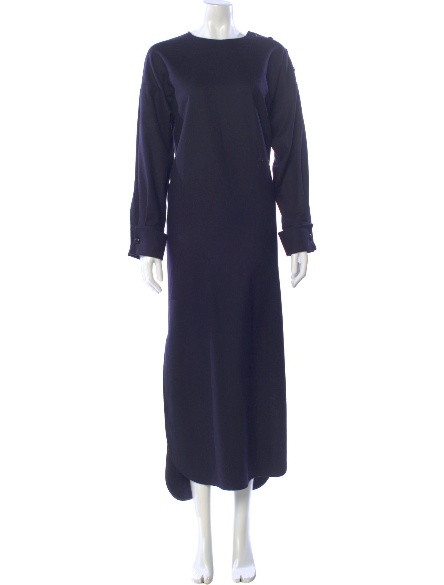 Max Mara Virgin Wool Long Dress