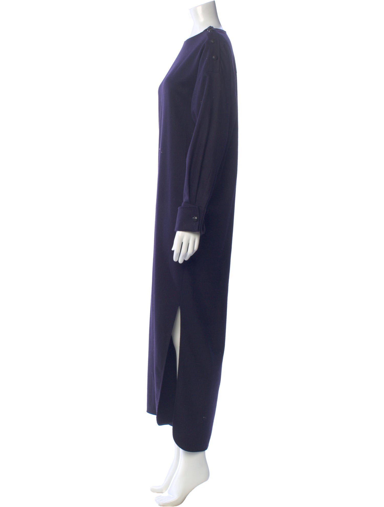 Max Mara Virgin Wool Long Dress