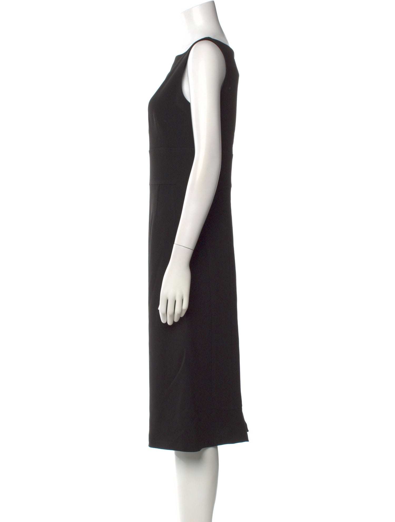 Max Mara Bateau Neckline Midi Length Dress