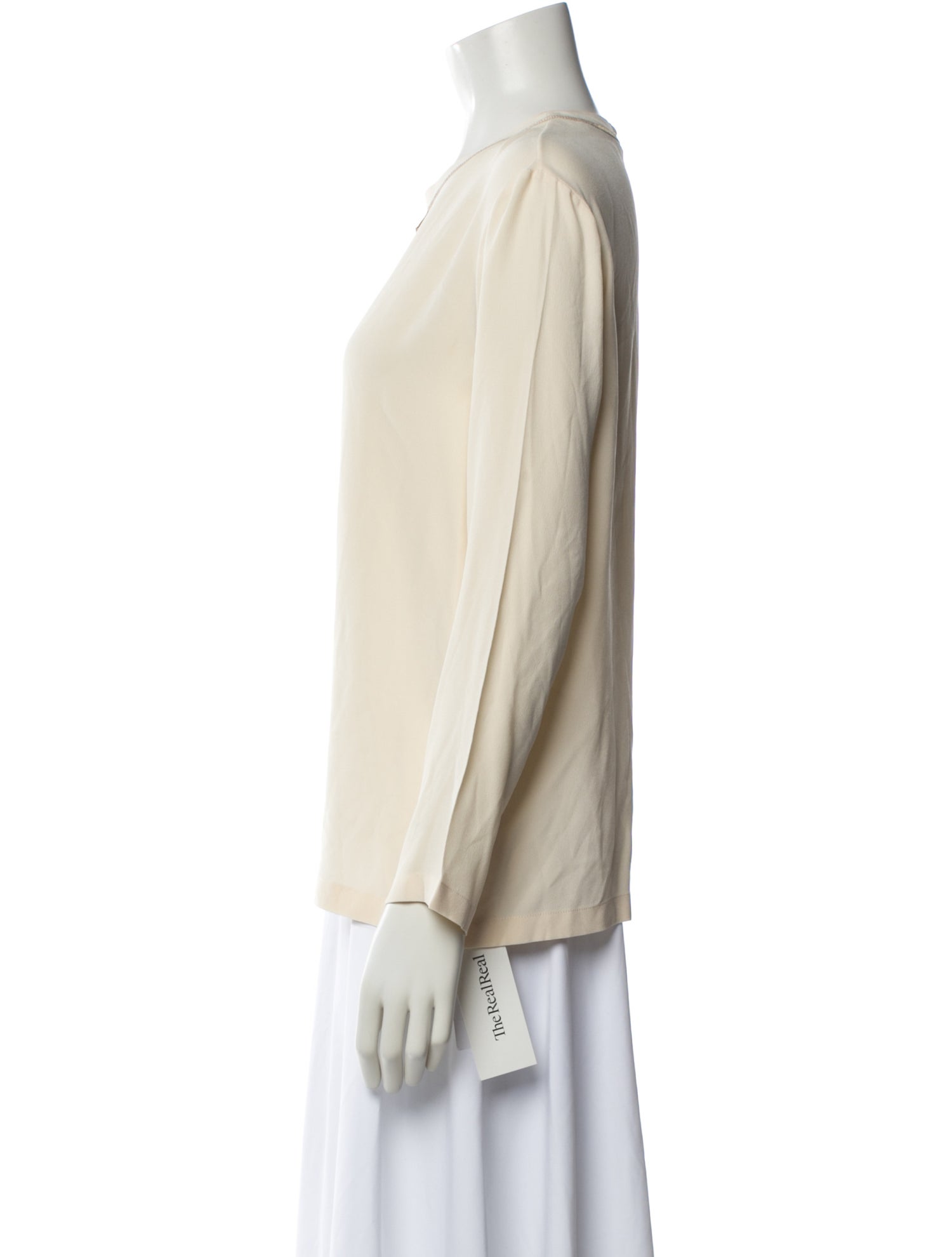 Max Mara Crew Neck Long Sleeve Top