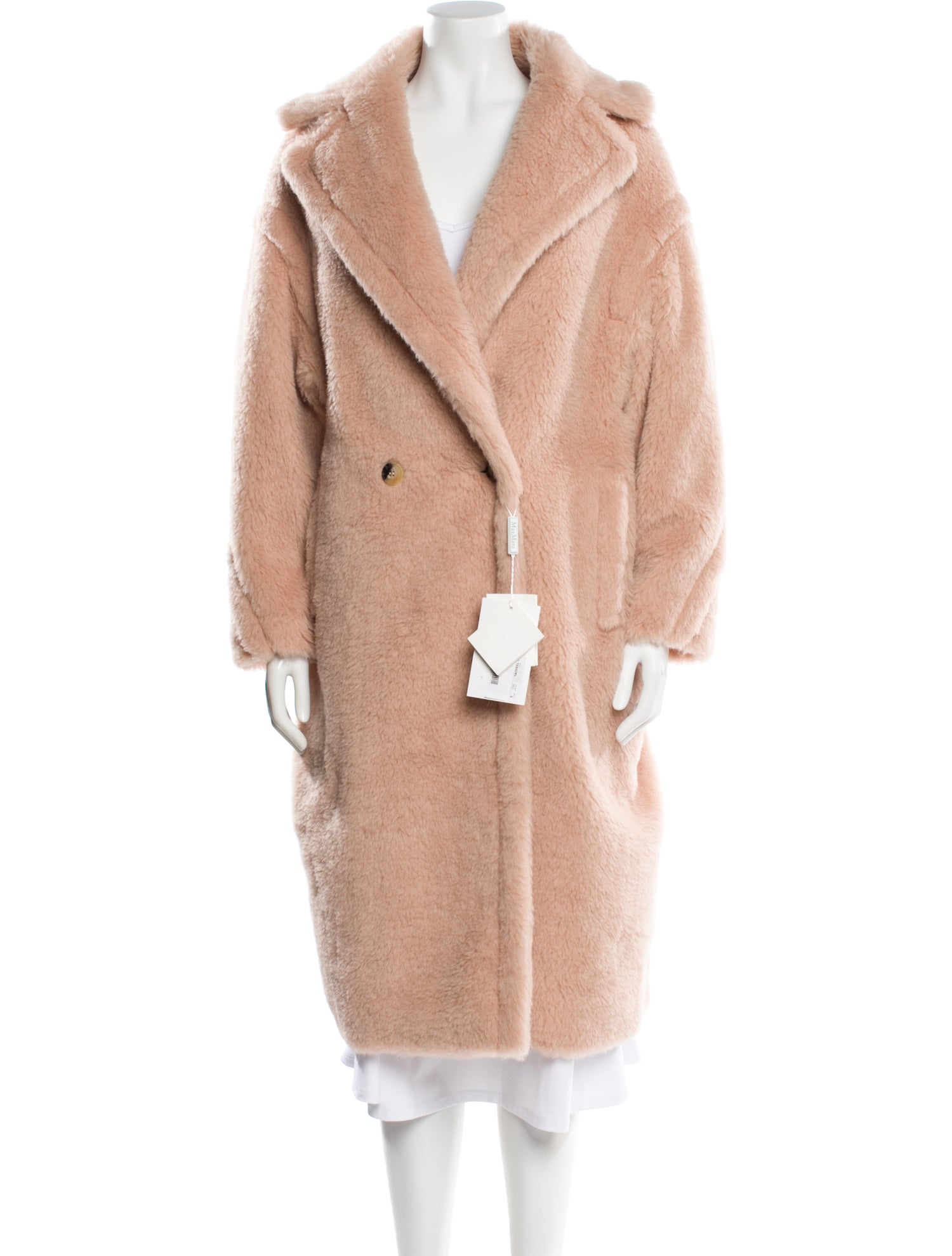 Max Mara Alpaca Faux Fur Coat