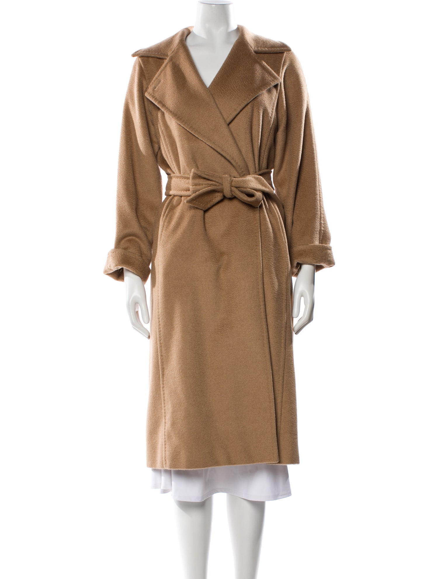 Max Mara Camel Hair Trench Coat