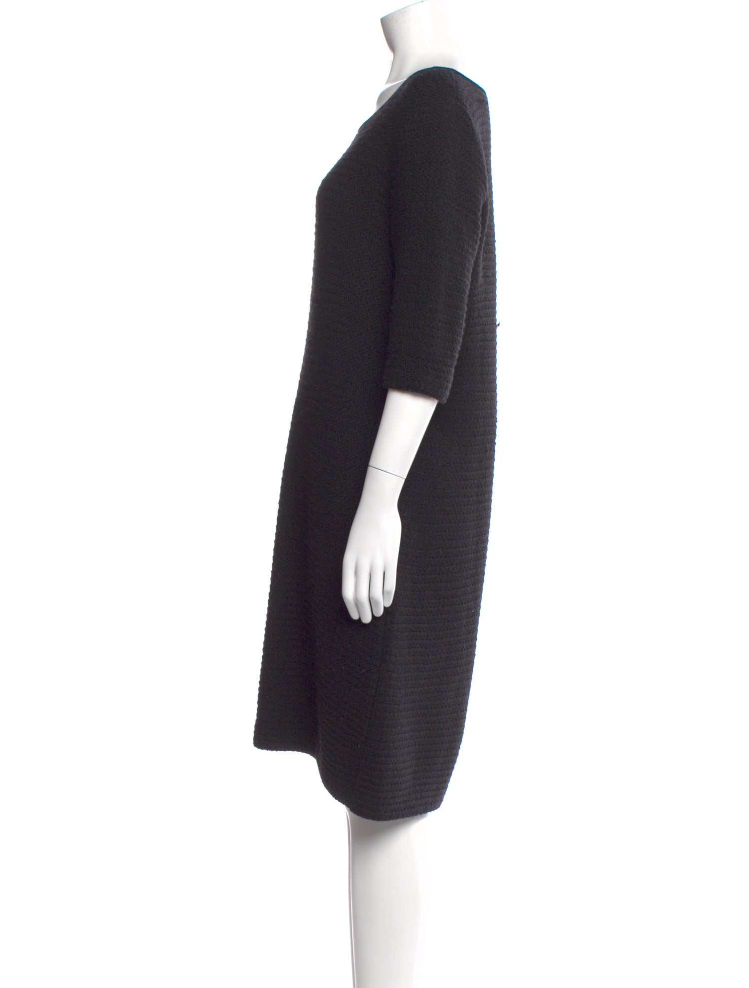 Max Mara Virgin Wool Knee-Length Dress