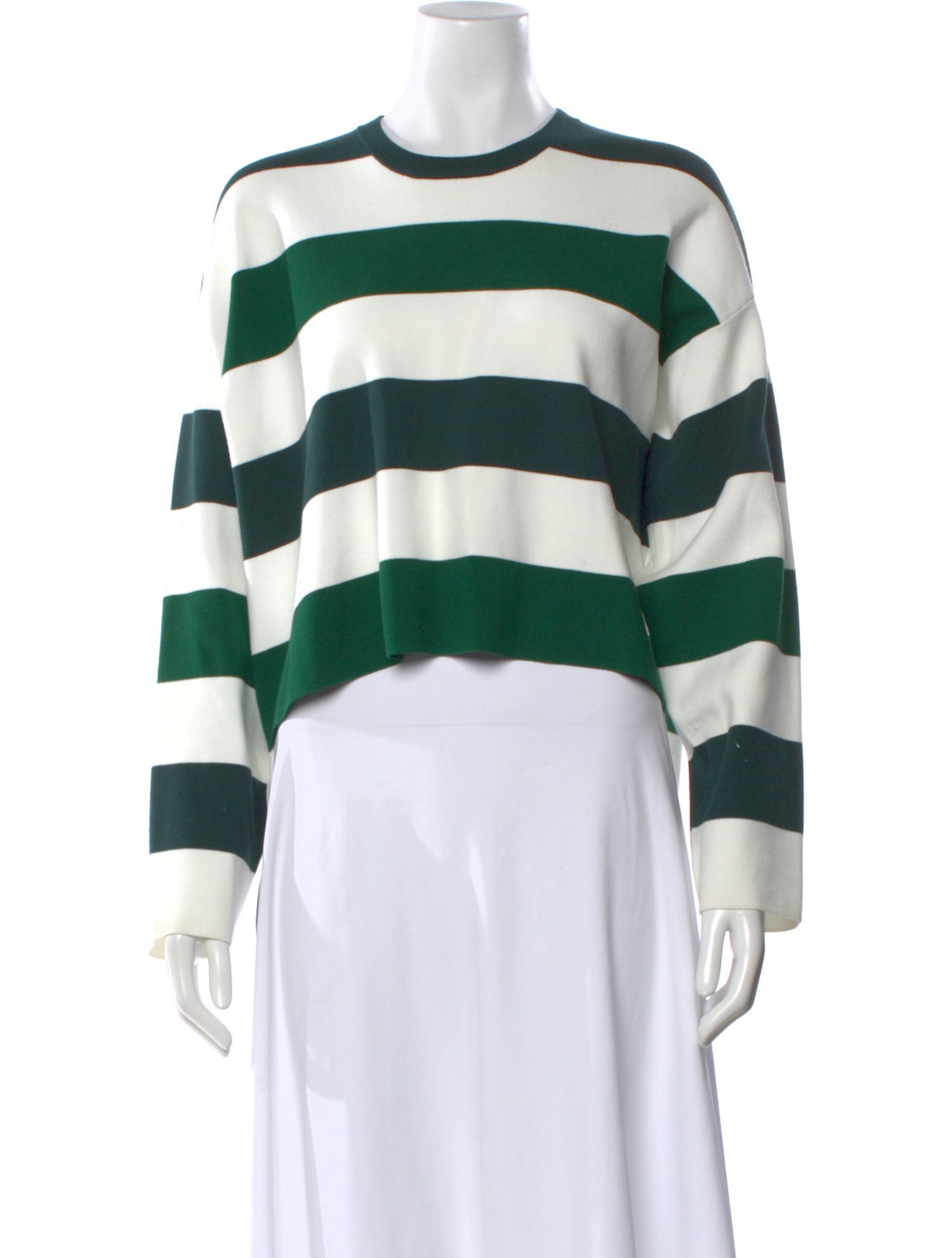 Max Mara Striped Crew Neck Sweatshirt